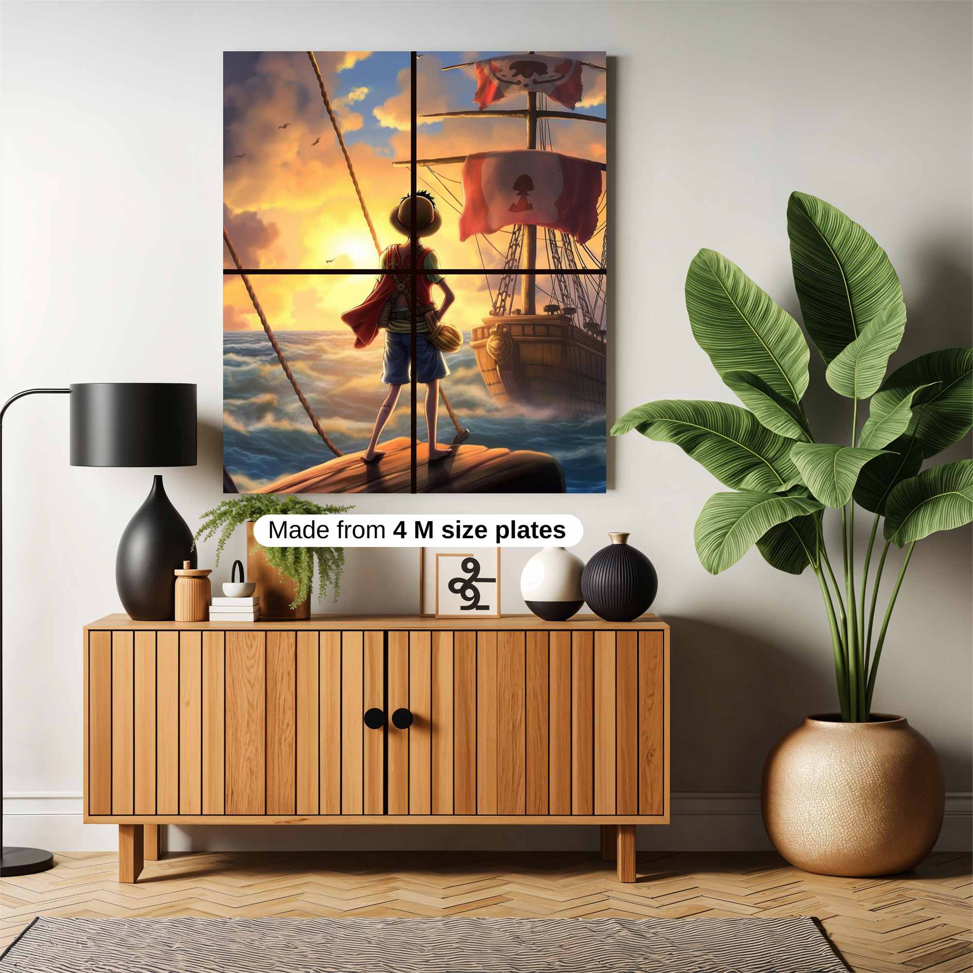 Luffy Adventurous Safe Wall Magnetic / M