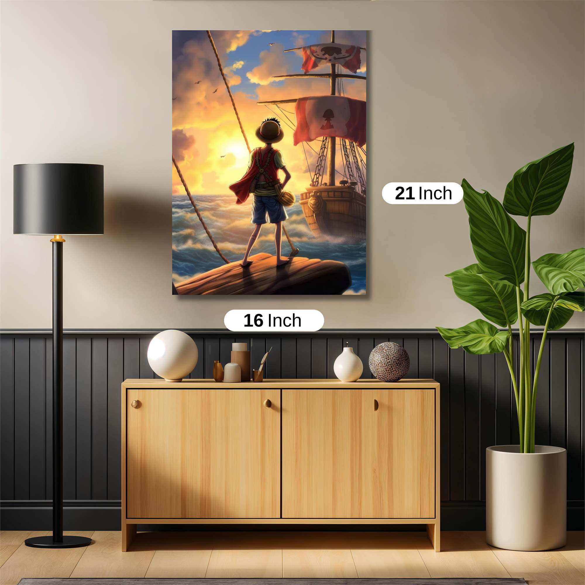 Luffy Adventurous Safe Wall Magnetic / M