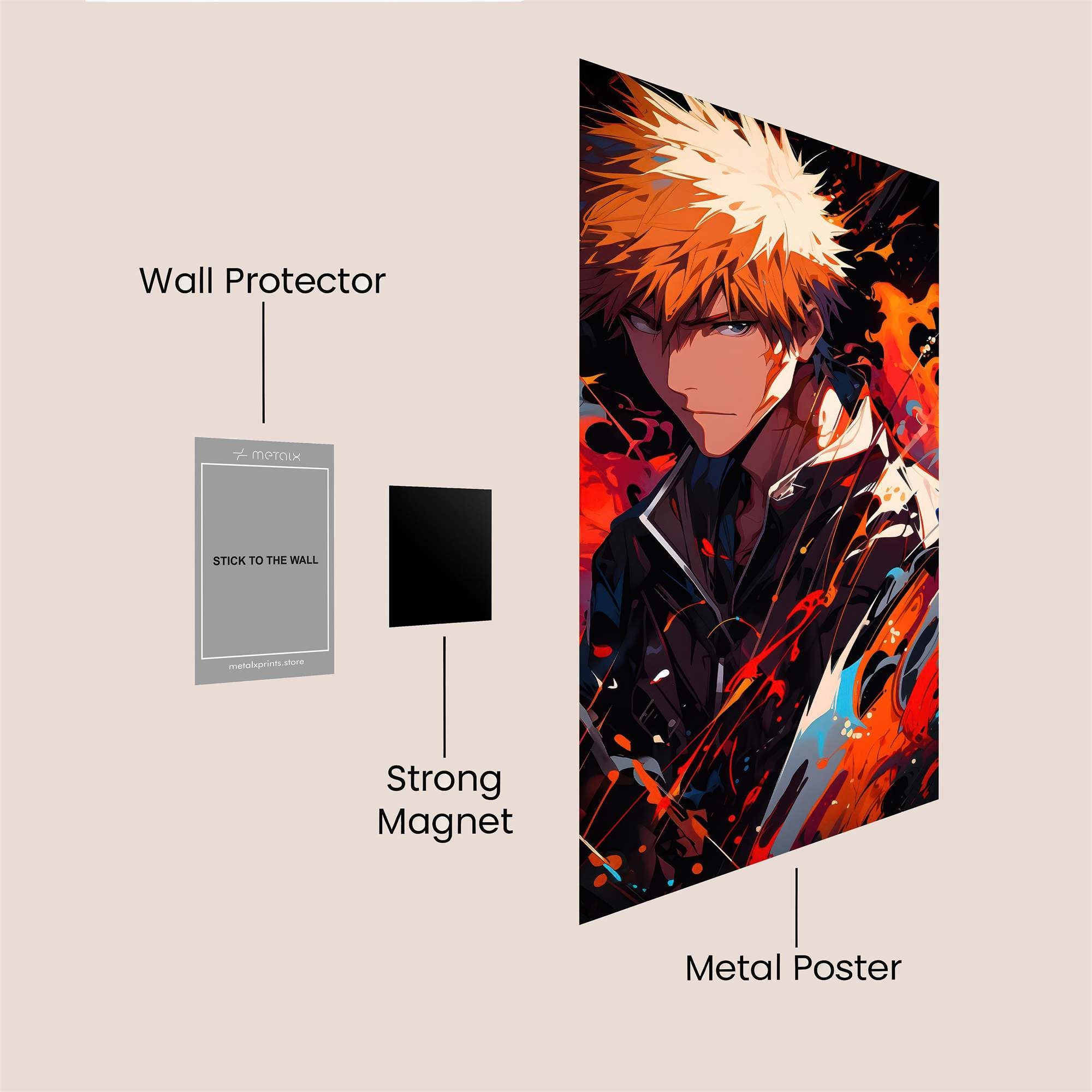 BurningIntensity Safe Wall Magnetic / M