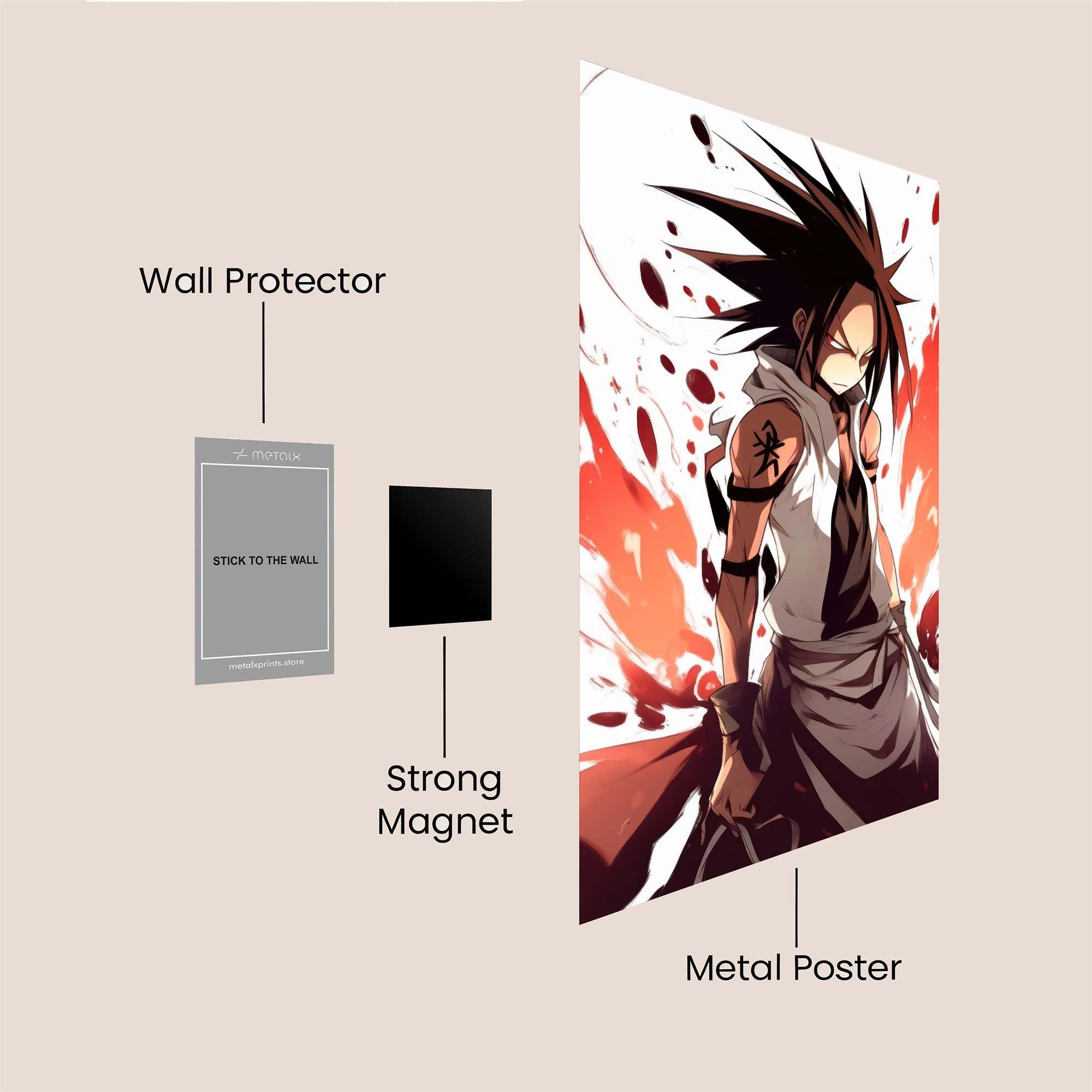 Flame Fury Safe Wall Magnetic / M