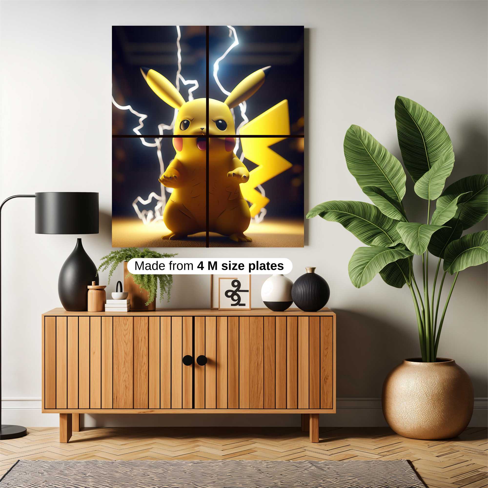 Pikachu Electrify Safe Wall Magnetic / M