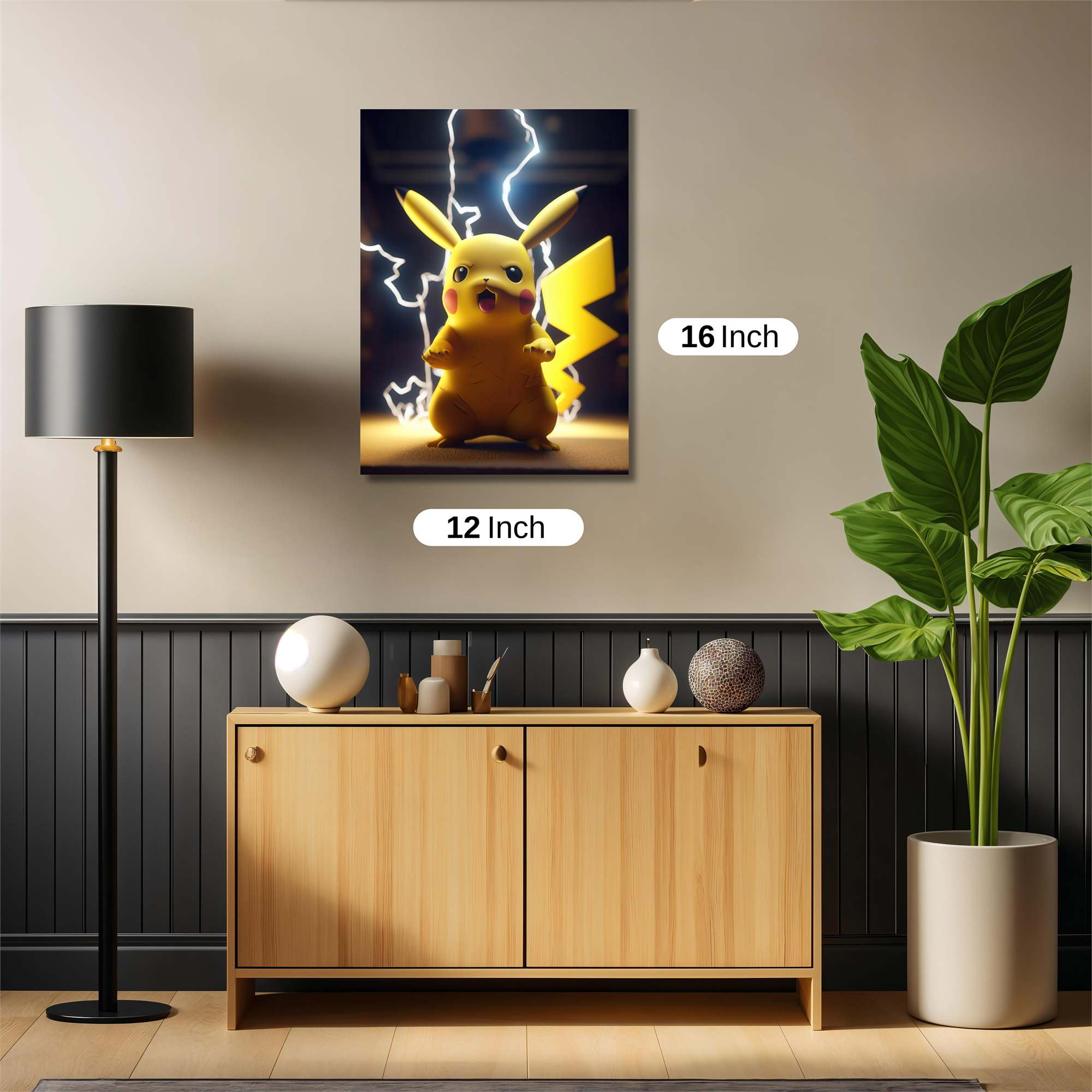 Pikachu Electrify Safe Wall Magnetic / M