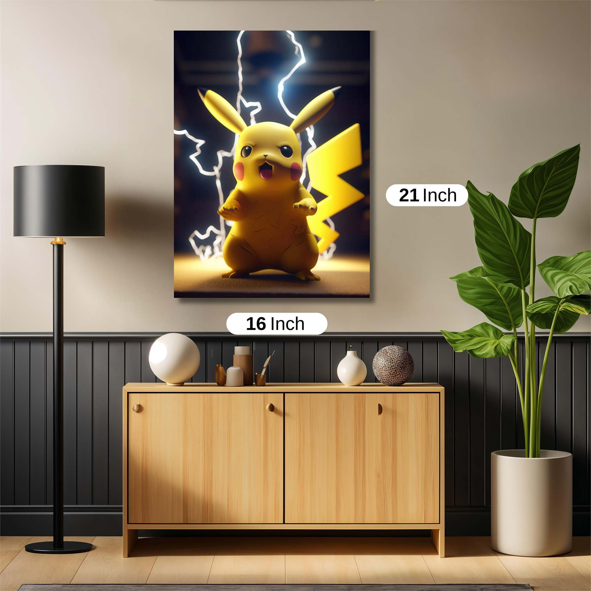 Pikachu Electrify Safe Wall Magnetic / M