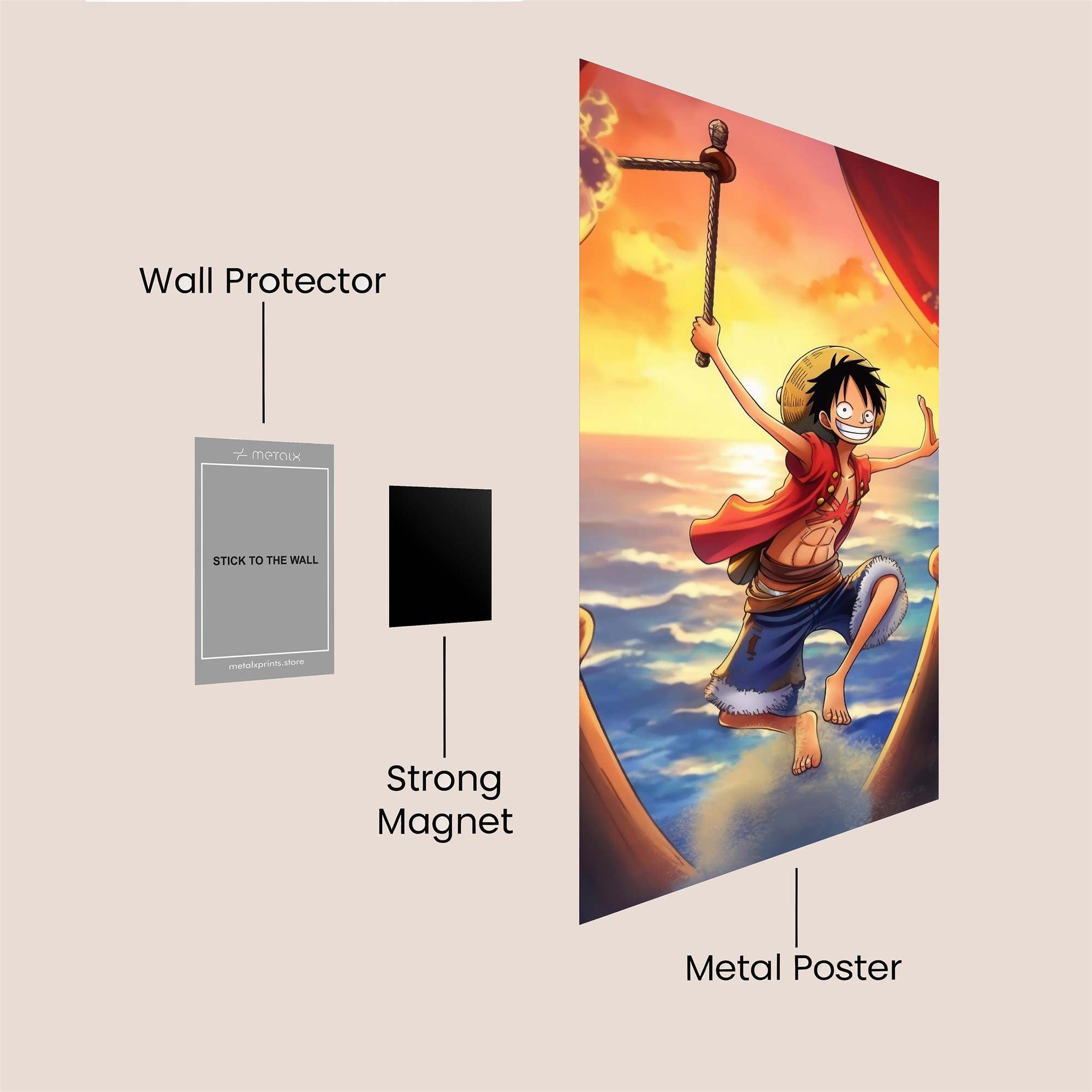 Luffy Triumph Safe Wall Magnetic / M