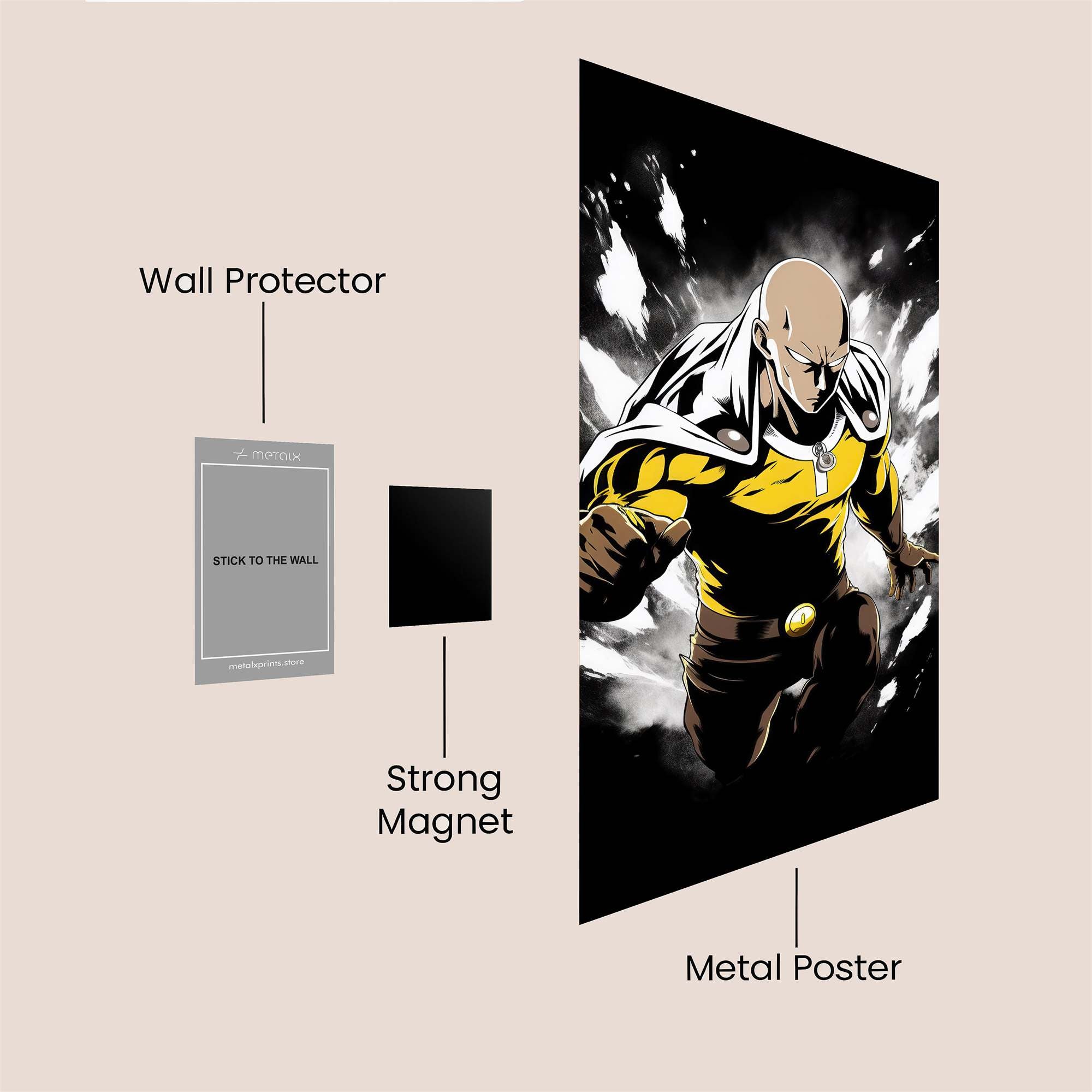 Saitama Surge Safe Wall Magnetic / M