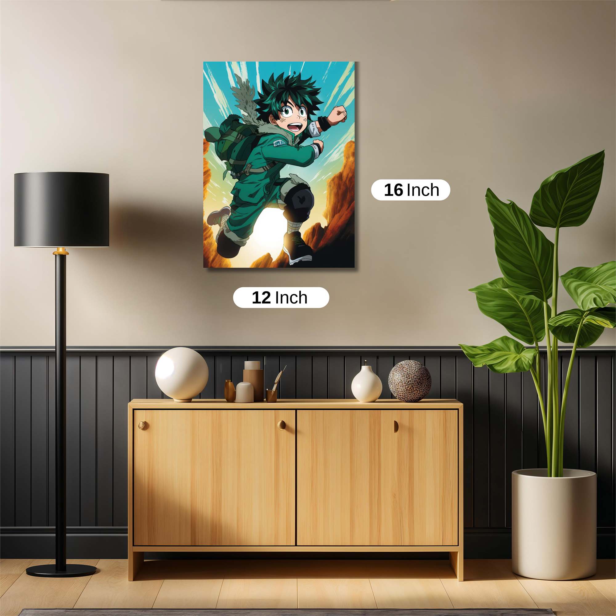 Deku Dashing Safe Wall Magnetic / M