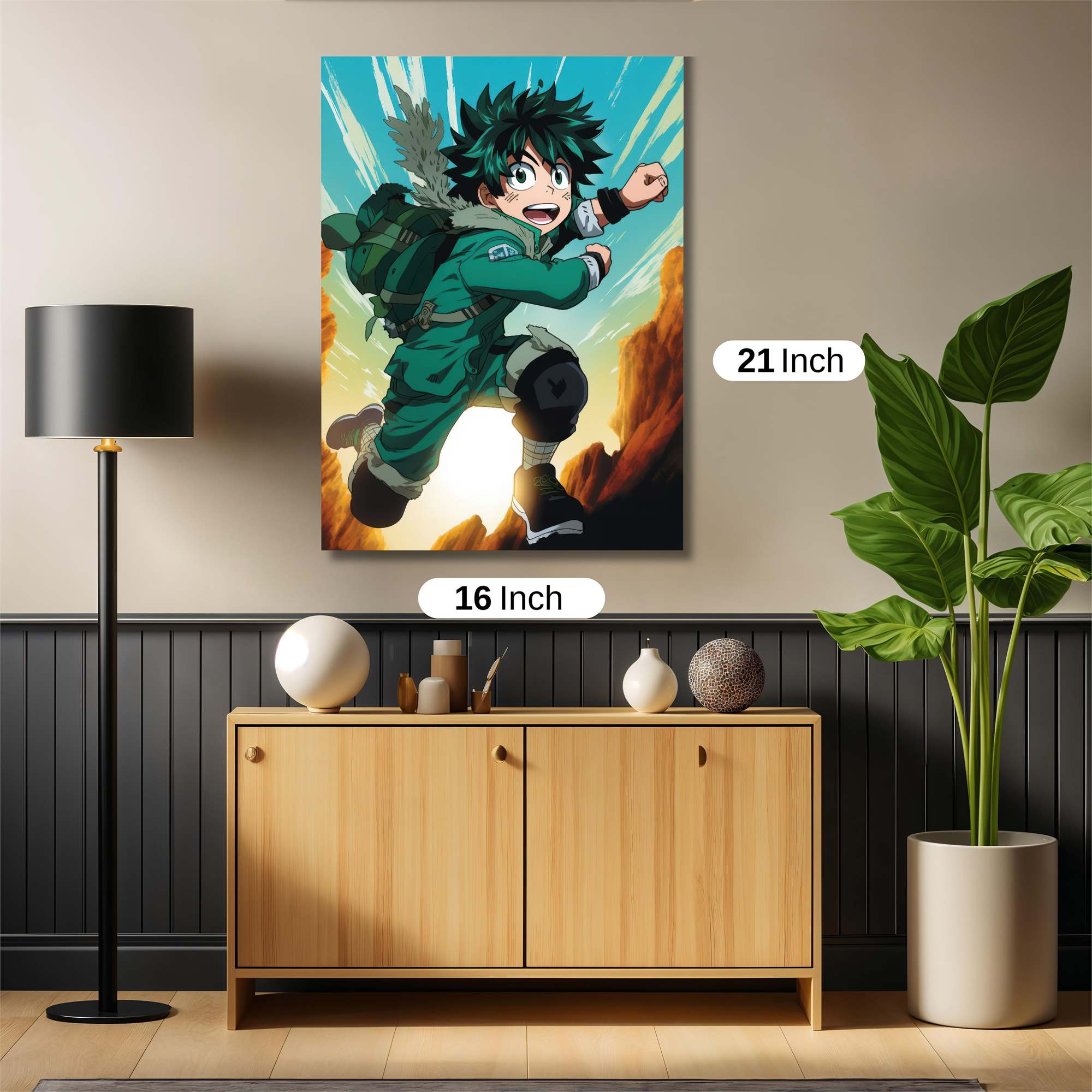 Deku Dashing Safe Wall Magnetic / M