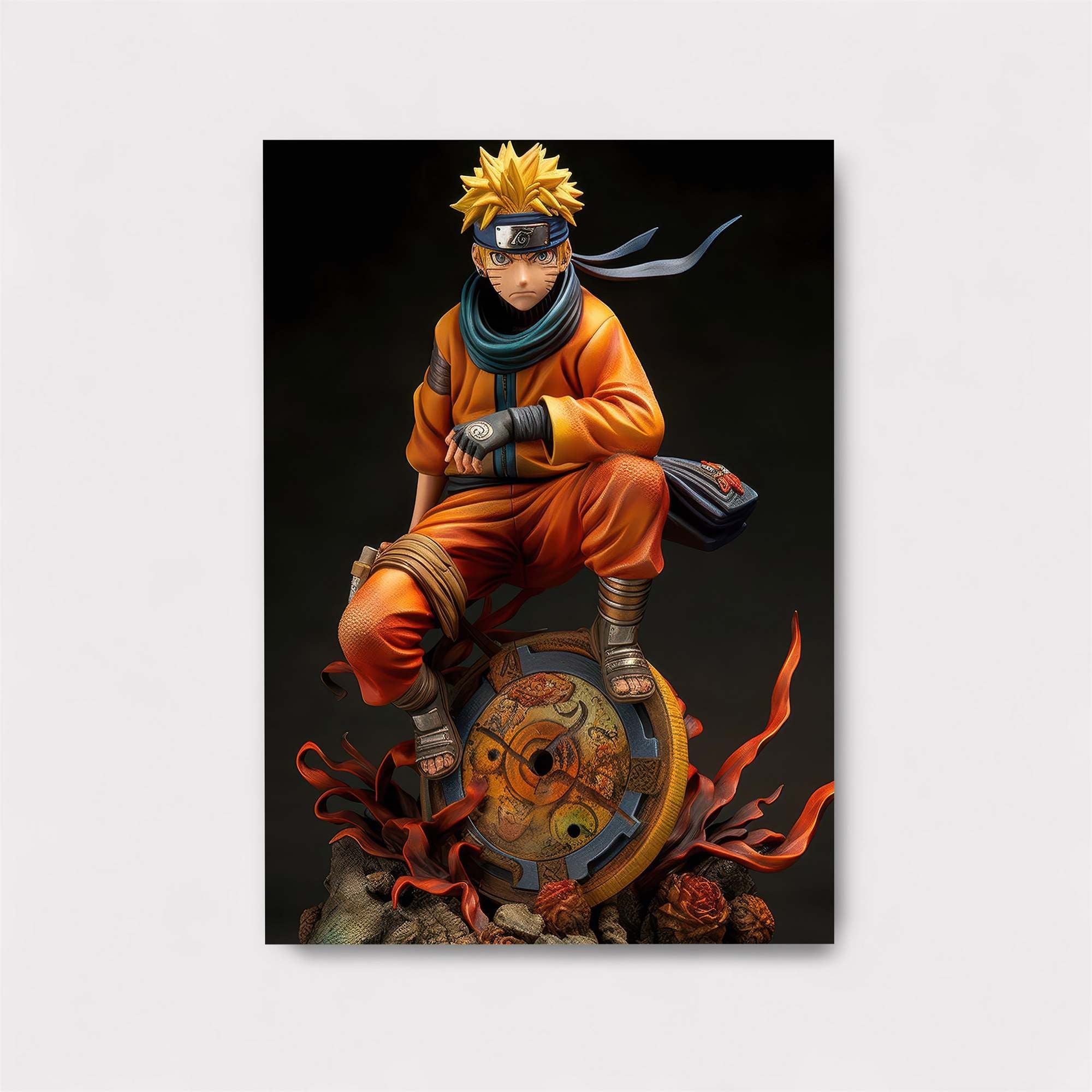 Naruto Fiery Safe Wall Magnetic / M