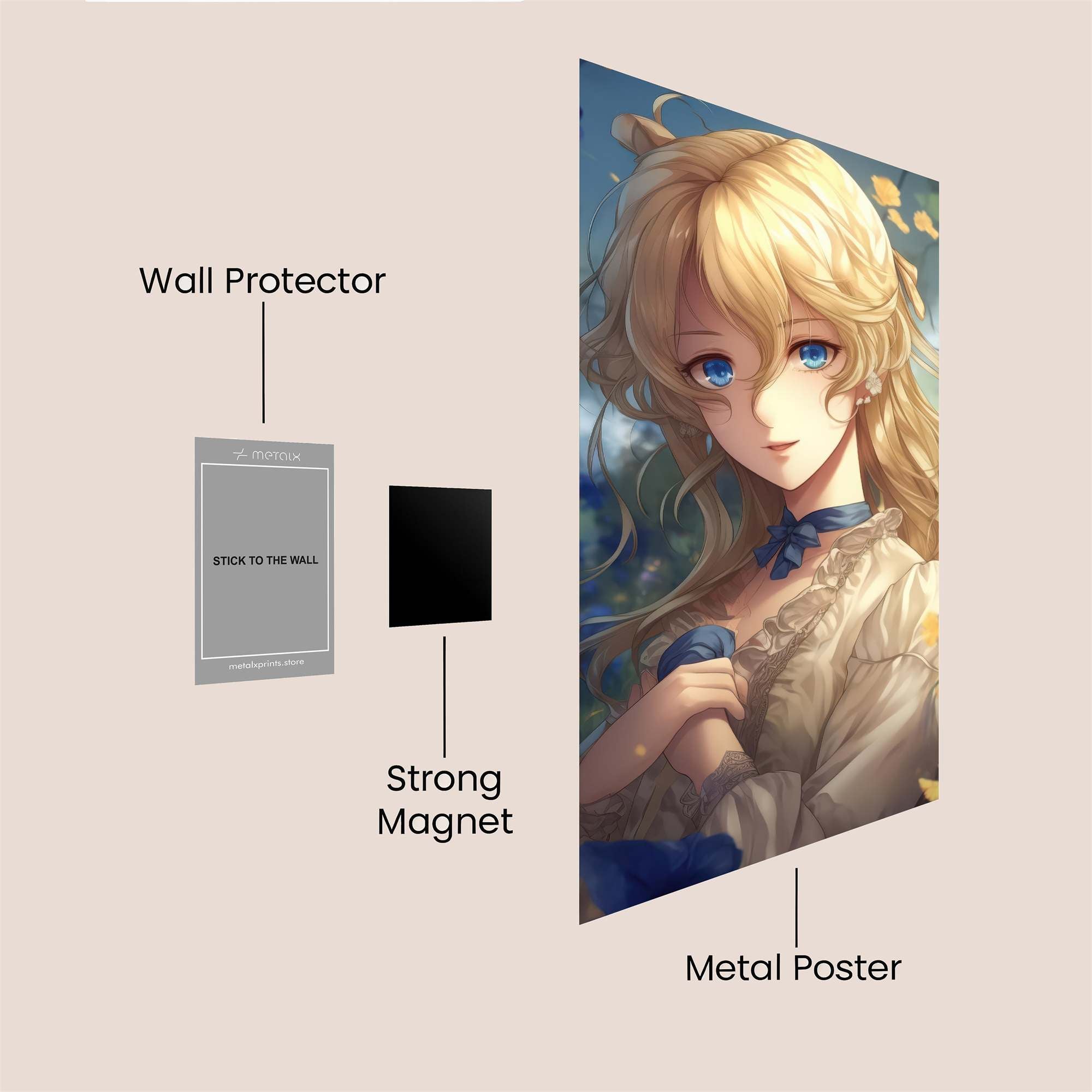 Blossom Serenity Safe Wall Magnetic / M