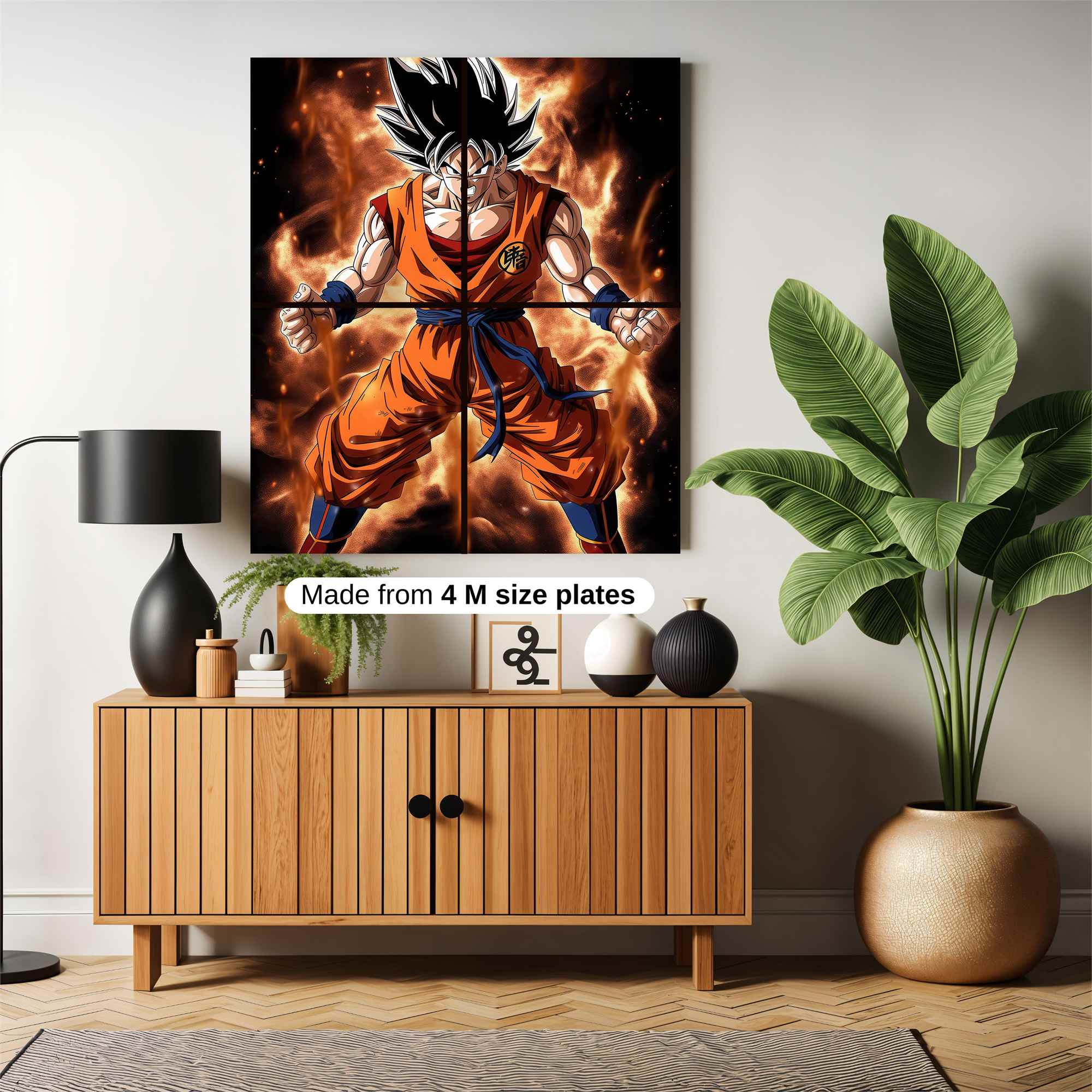 Goku Fierce Safe Wall Magnetic / M