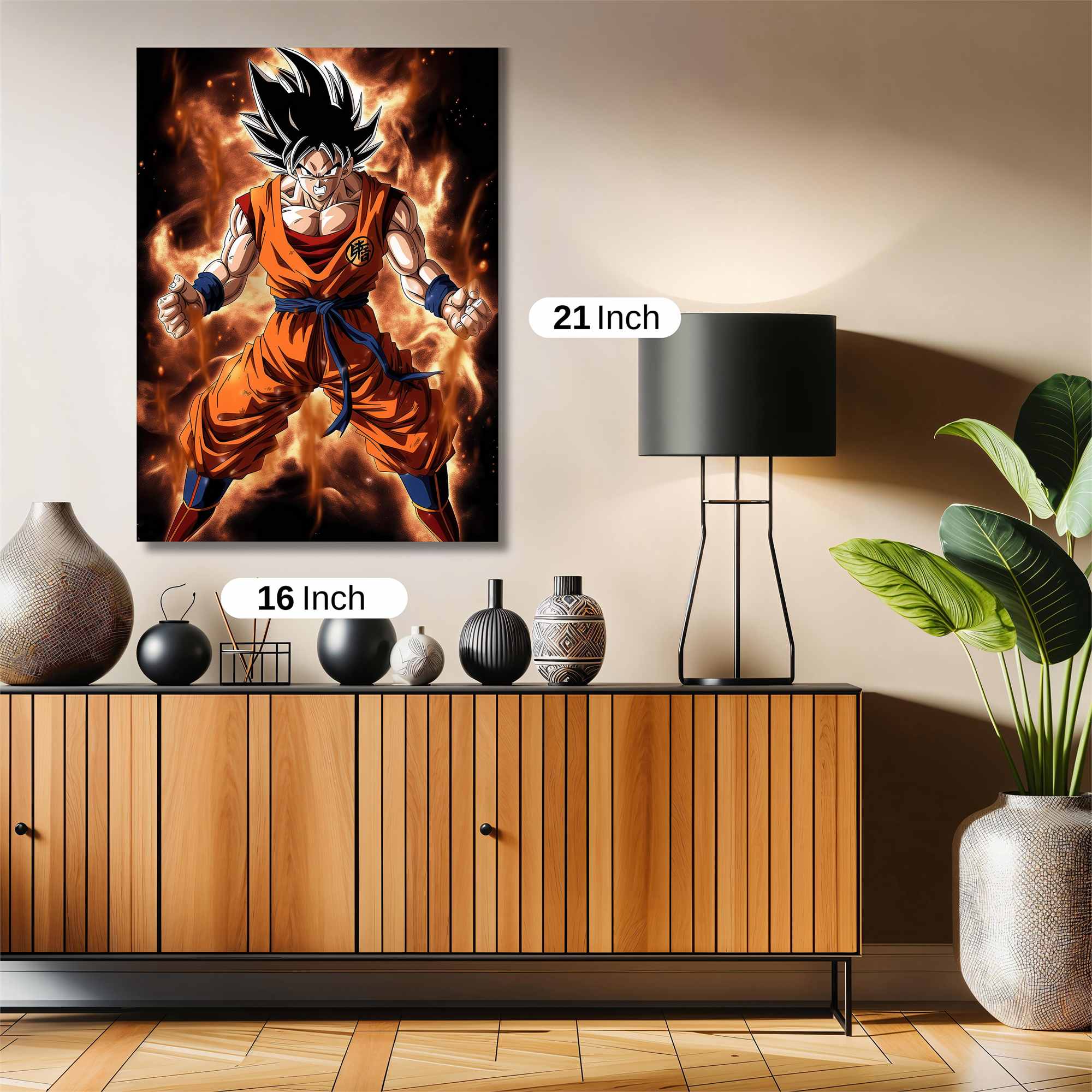 Goku Fierce Safe Wall Magnetic / M