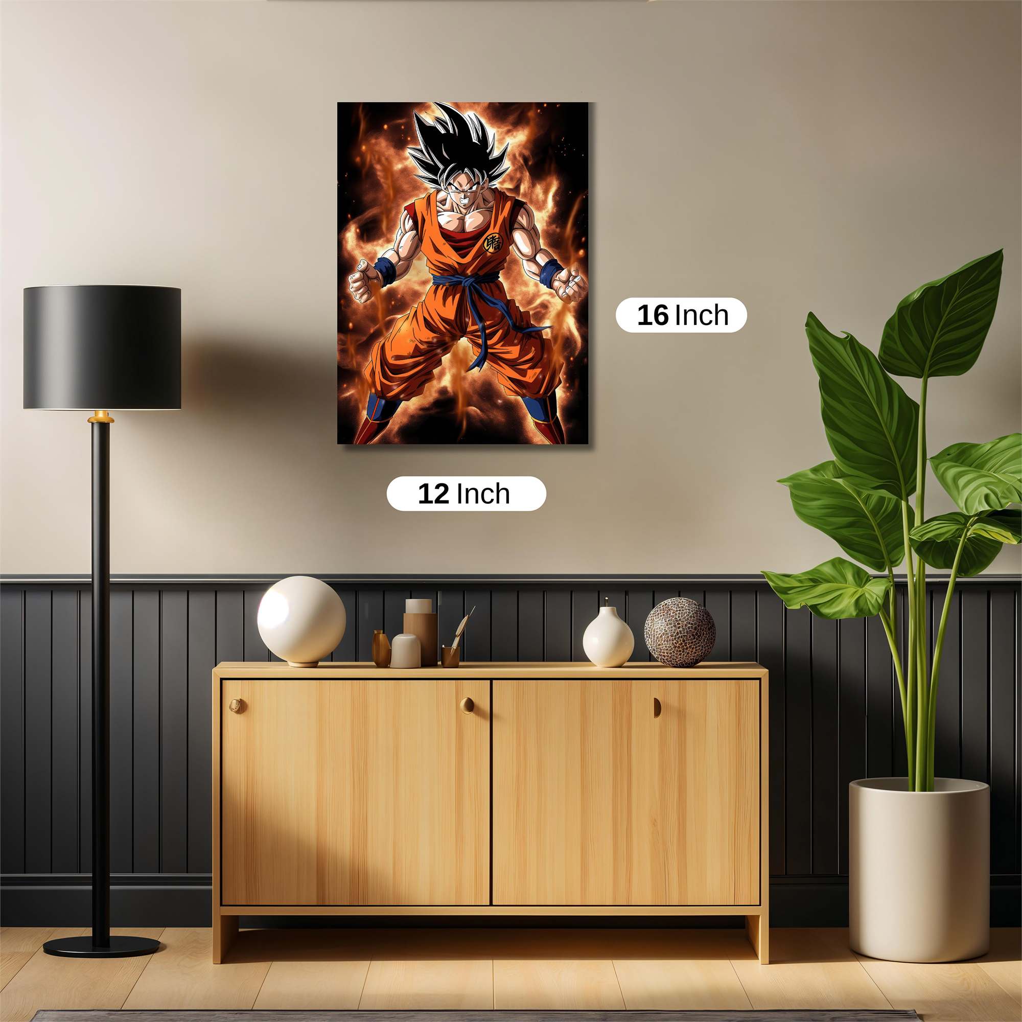 Goku Fierce Safe Wall Magnetic / M