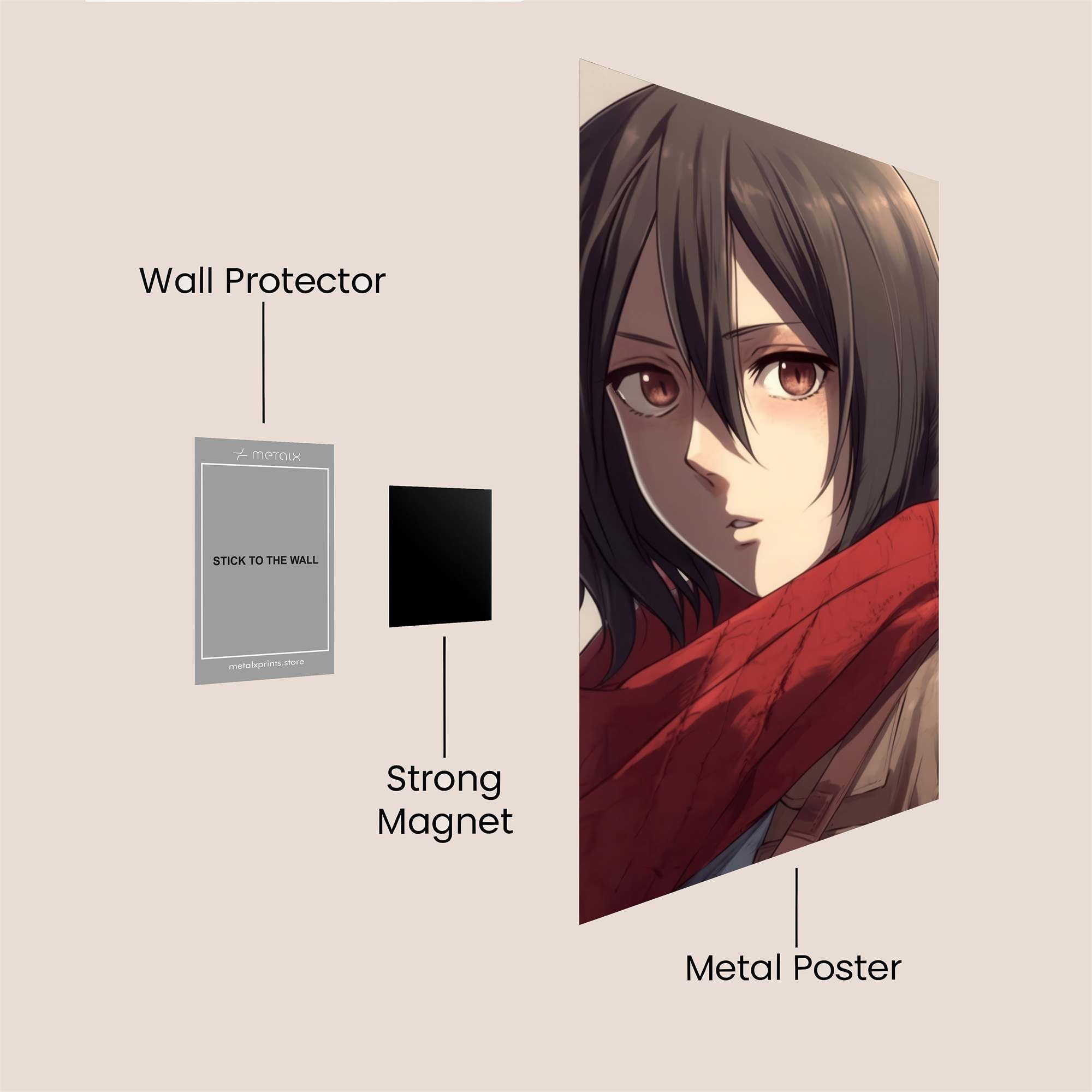 Mikasa Serene Safe Wall Magnetic / M