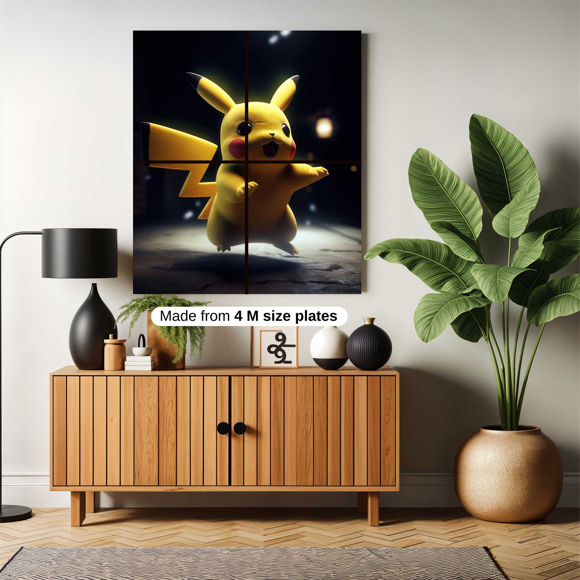 Pikachu Radiant Safe Wall Magnetic / M