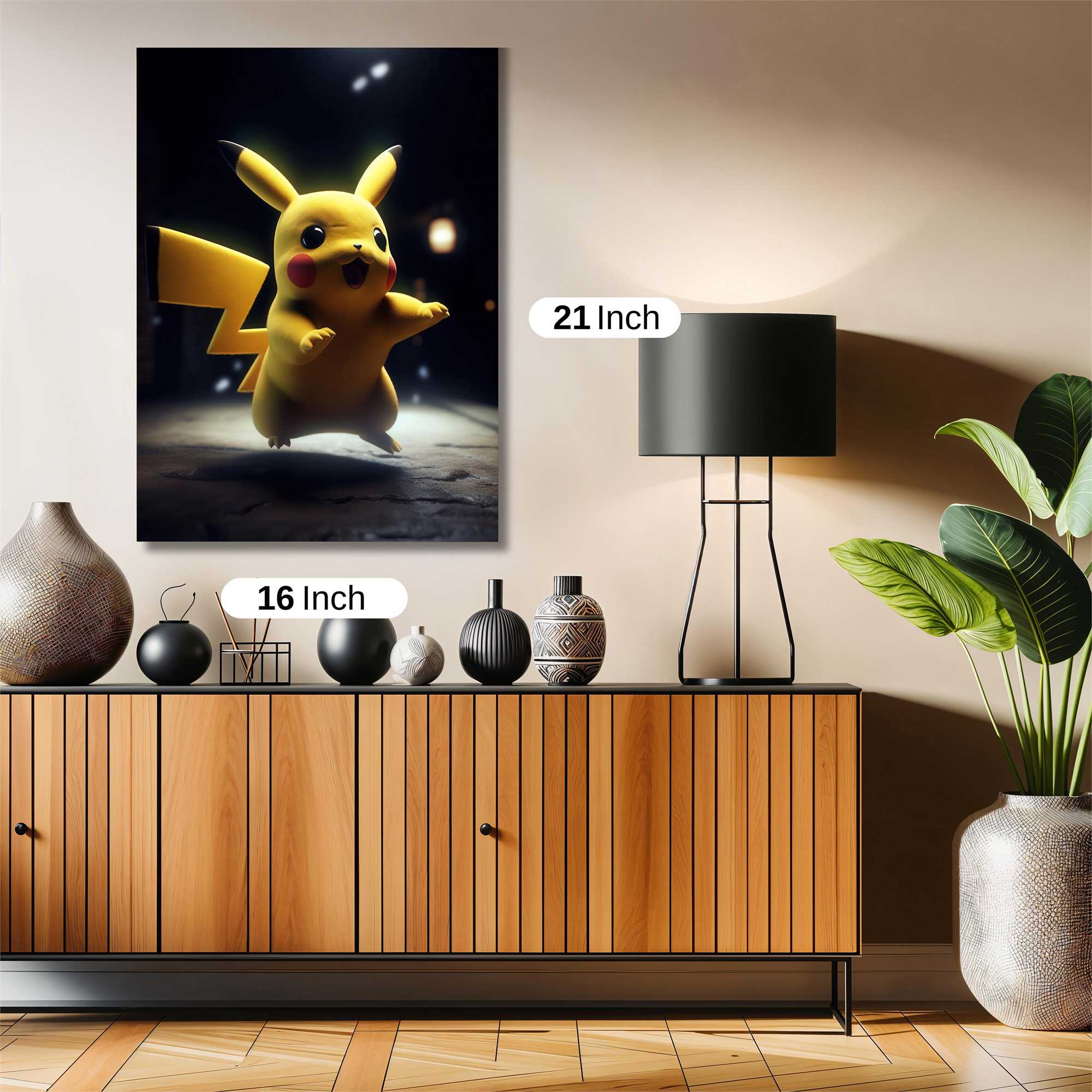 Pikachu Radiant Safe Wall Magnetic / M