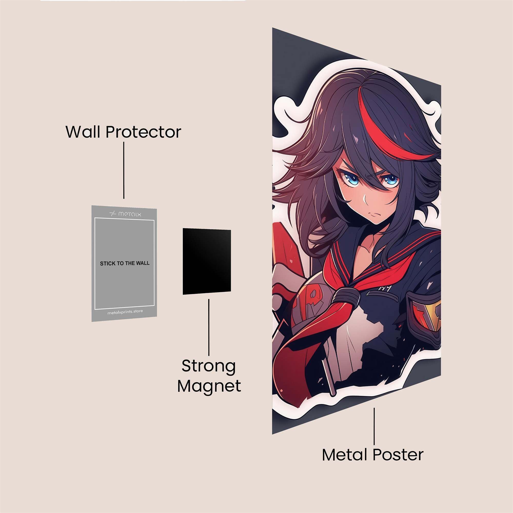 Kurumi Fierce Safe Wall Magnetic / M