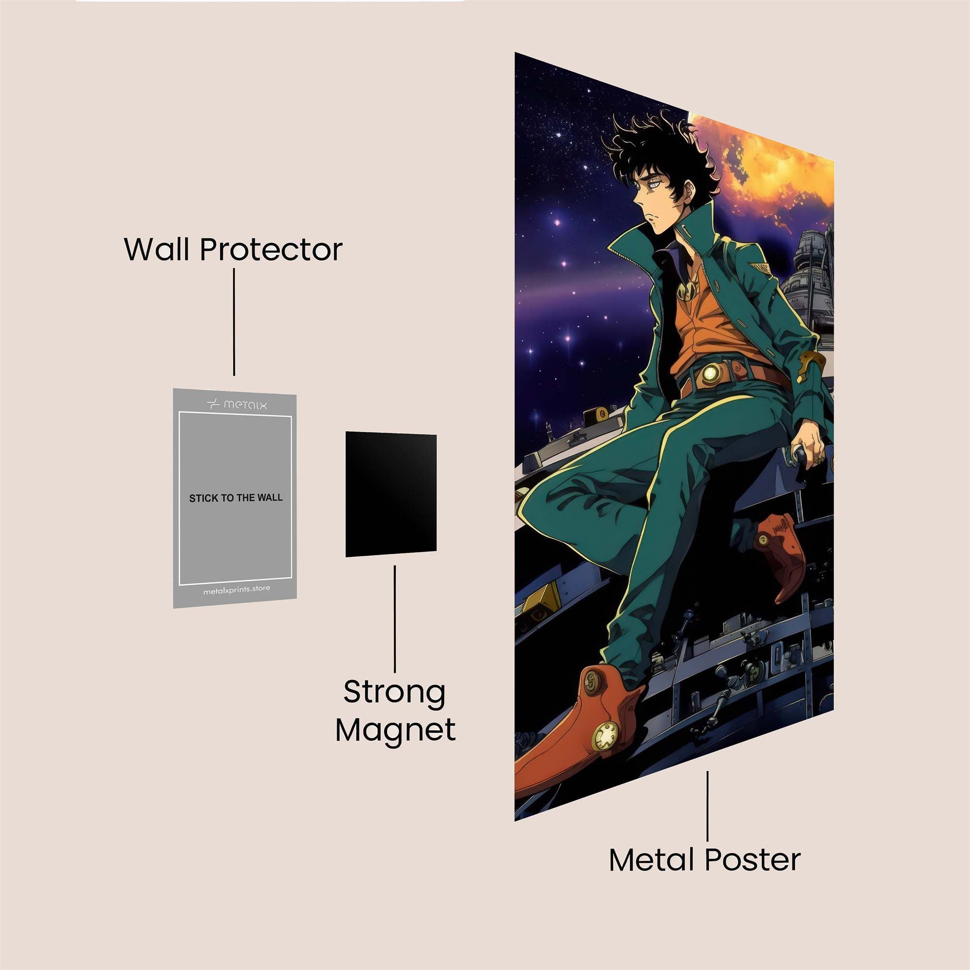 Jet Serene Safe Wall Magnetic / M