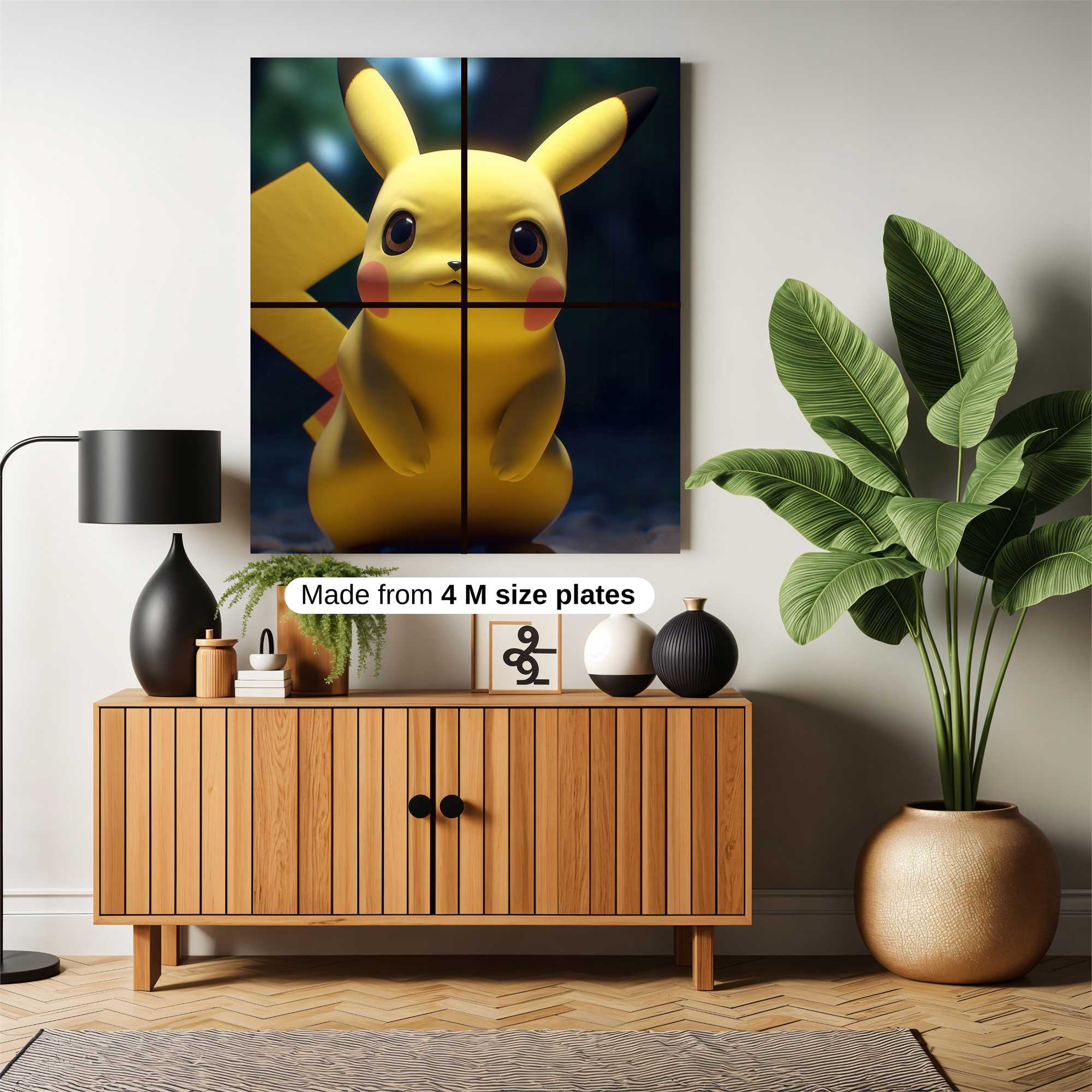 Pikachu Enchanting Safe Wall Magnetic / M