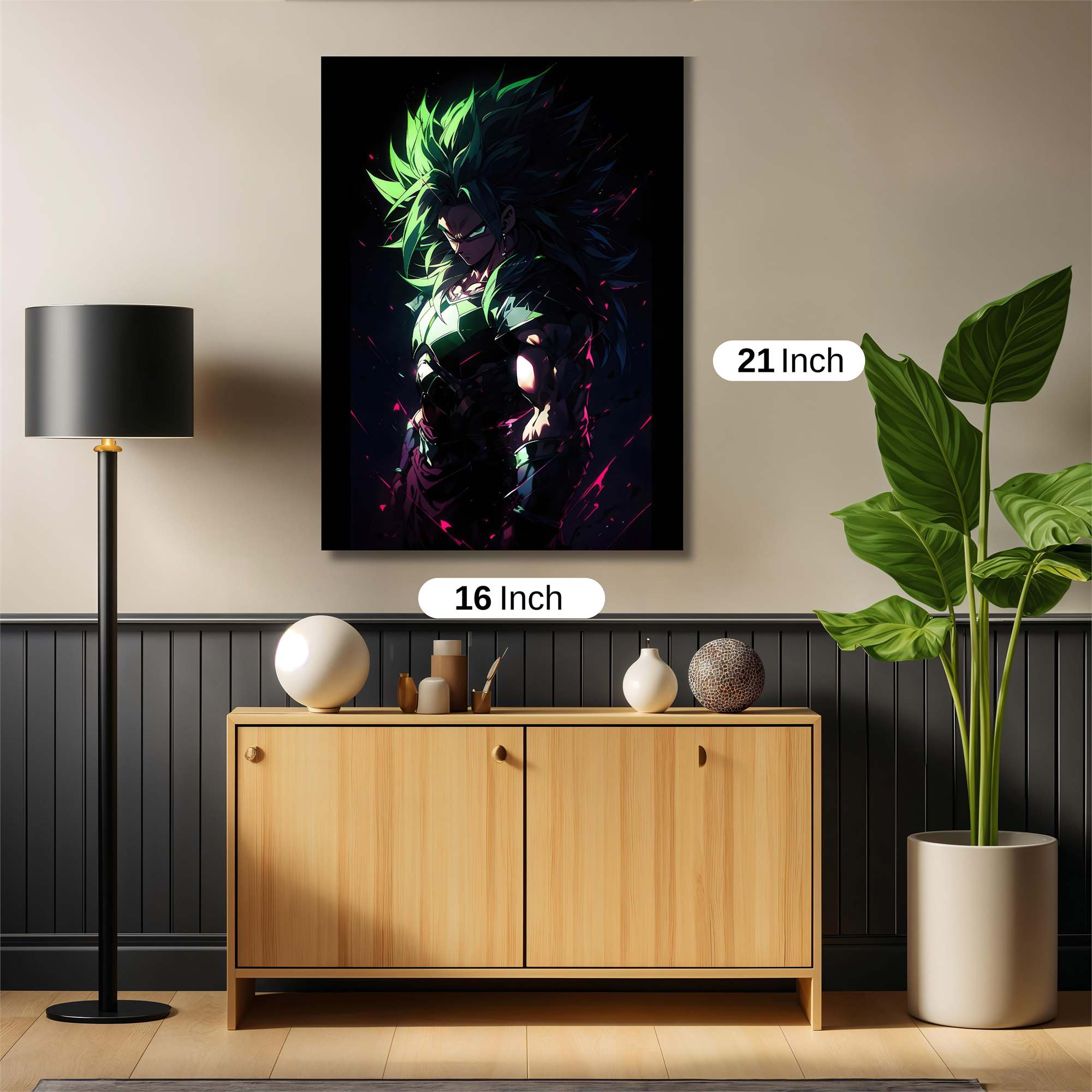 Broly Brooding Safe Wall Magnetic / M