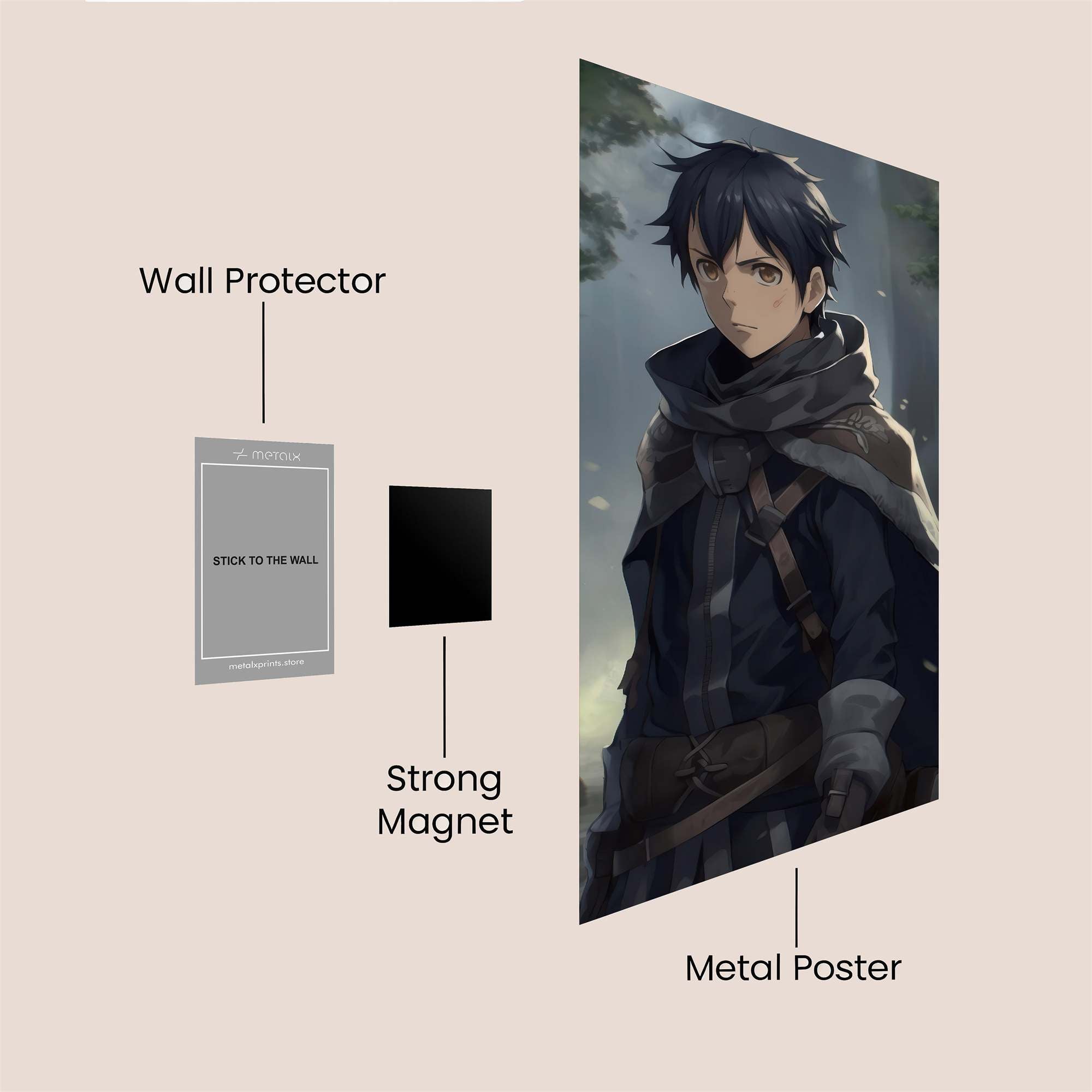 Forest Wanderer Safe Wall Magnetic / M