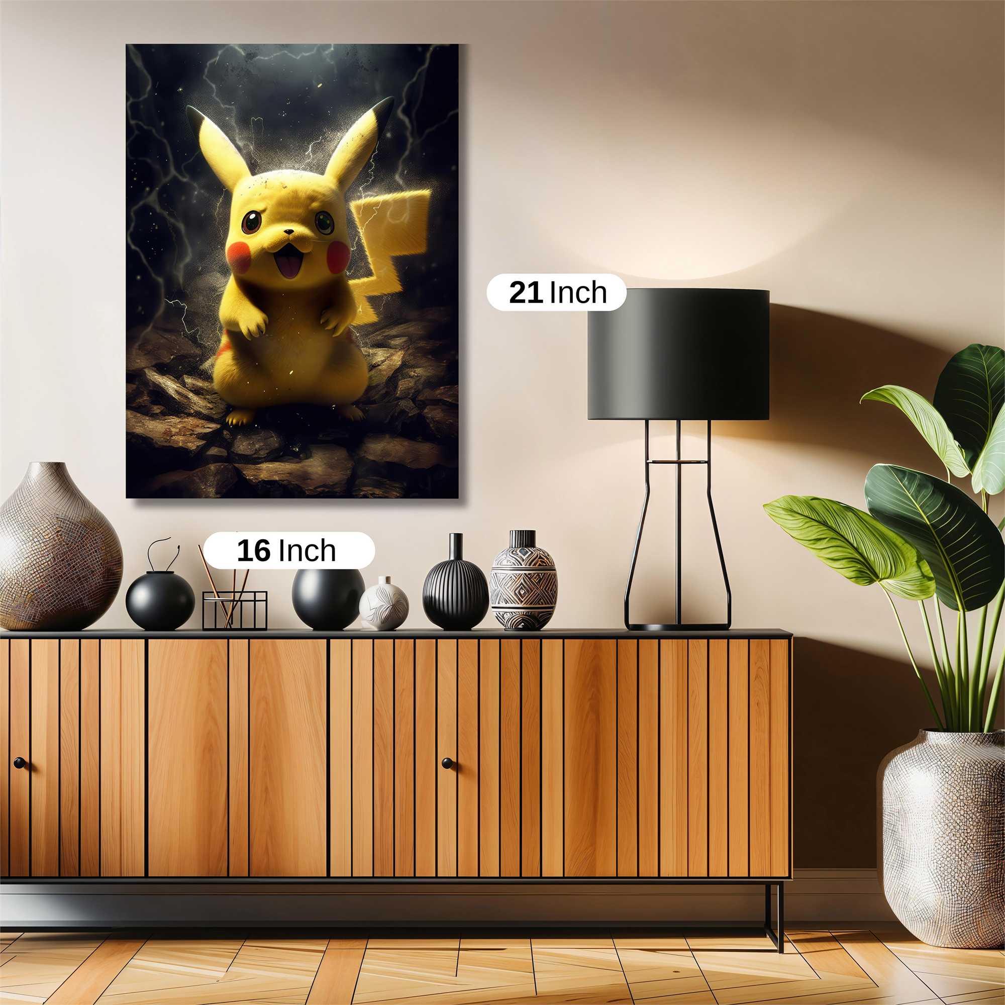 Pikachu Dynamic Safe Wall Magnetic / M