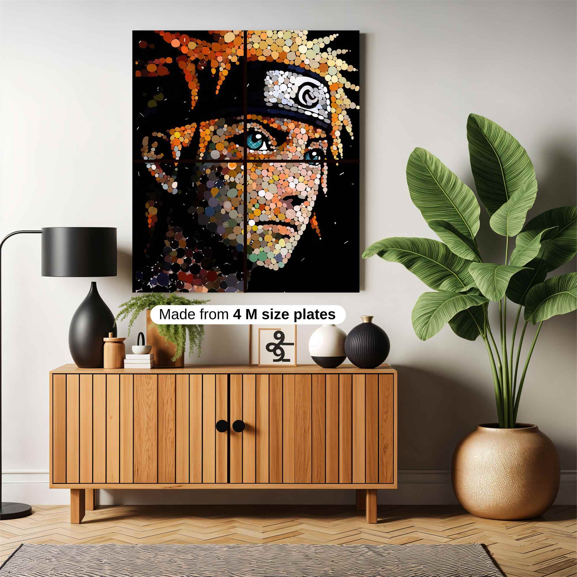 Naruto Vibrant Safe Wall Magnetic / M