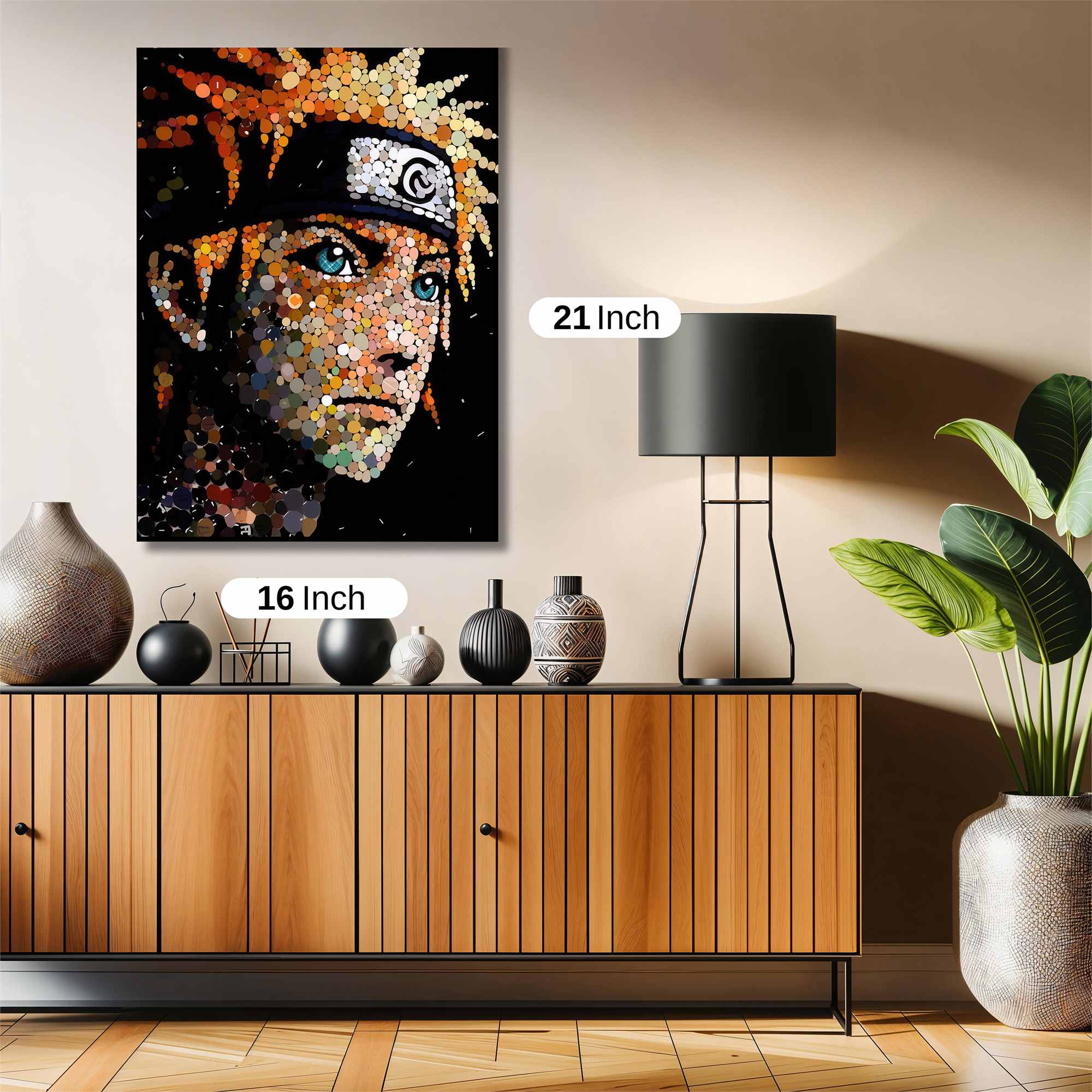 Naruto Vibrant Safe Wall Magnetic / M