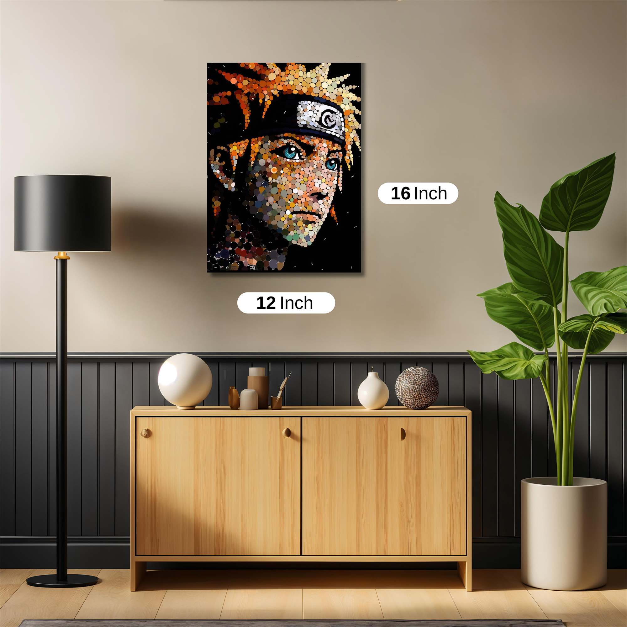 Naruto Vibrant Safe Wall Magnetic / M