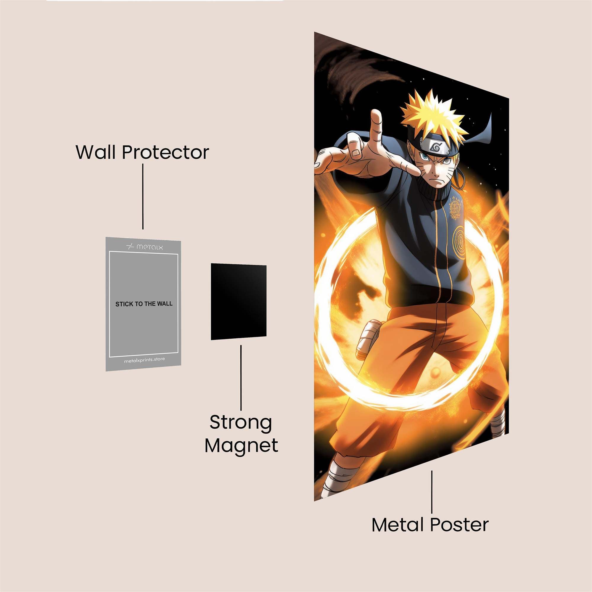 Naruto Blaze Safe Wall Magnetic / M