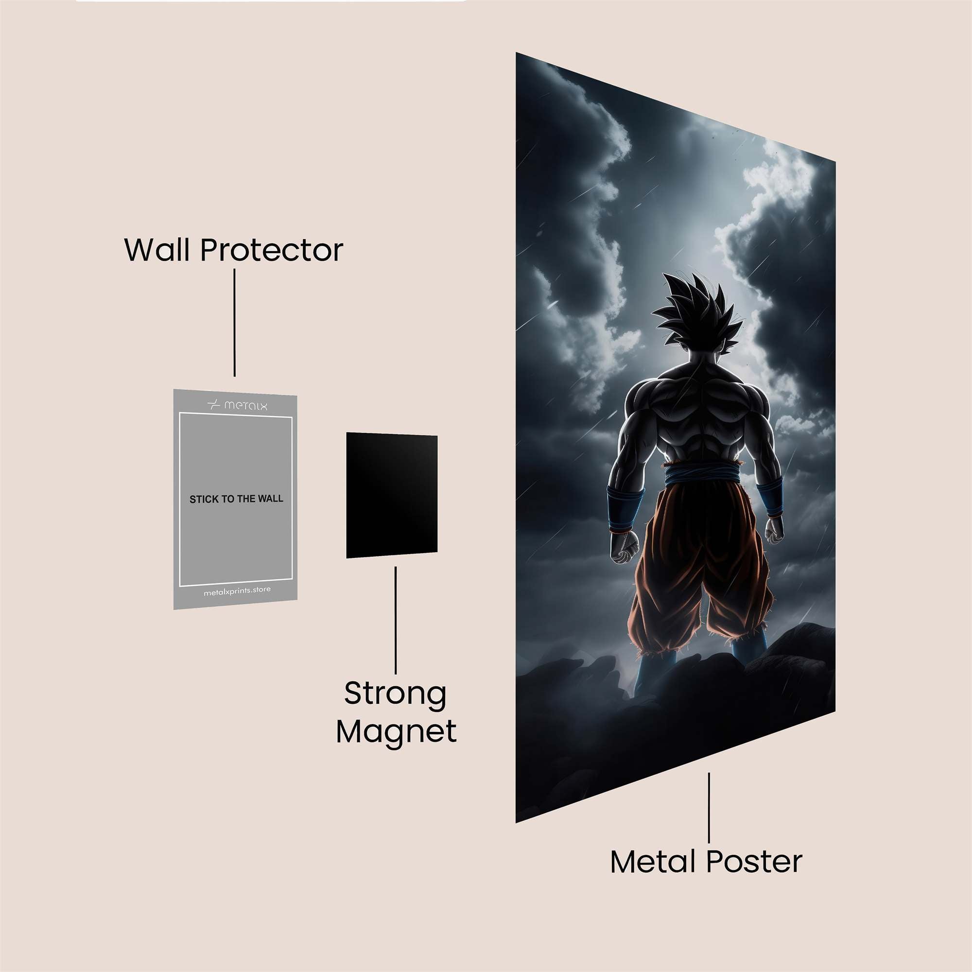 Goku Tempest Safe Wall Magnetic / M
