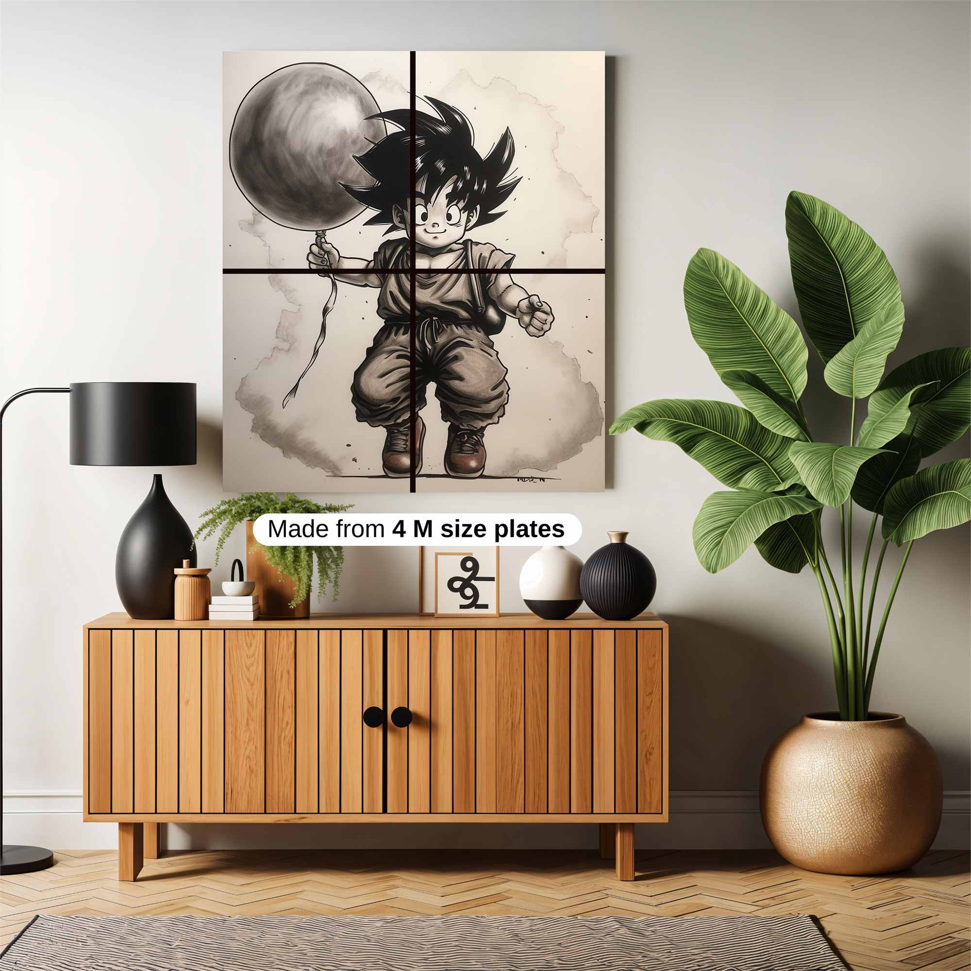 Goku Whimsical Safe Wall Magnetic / M