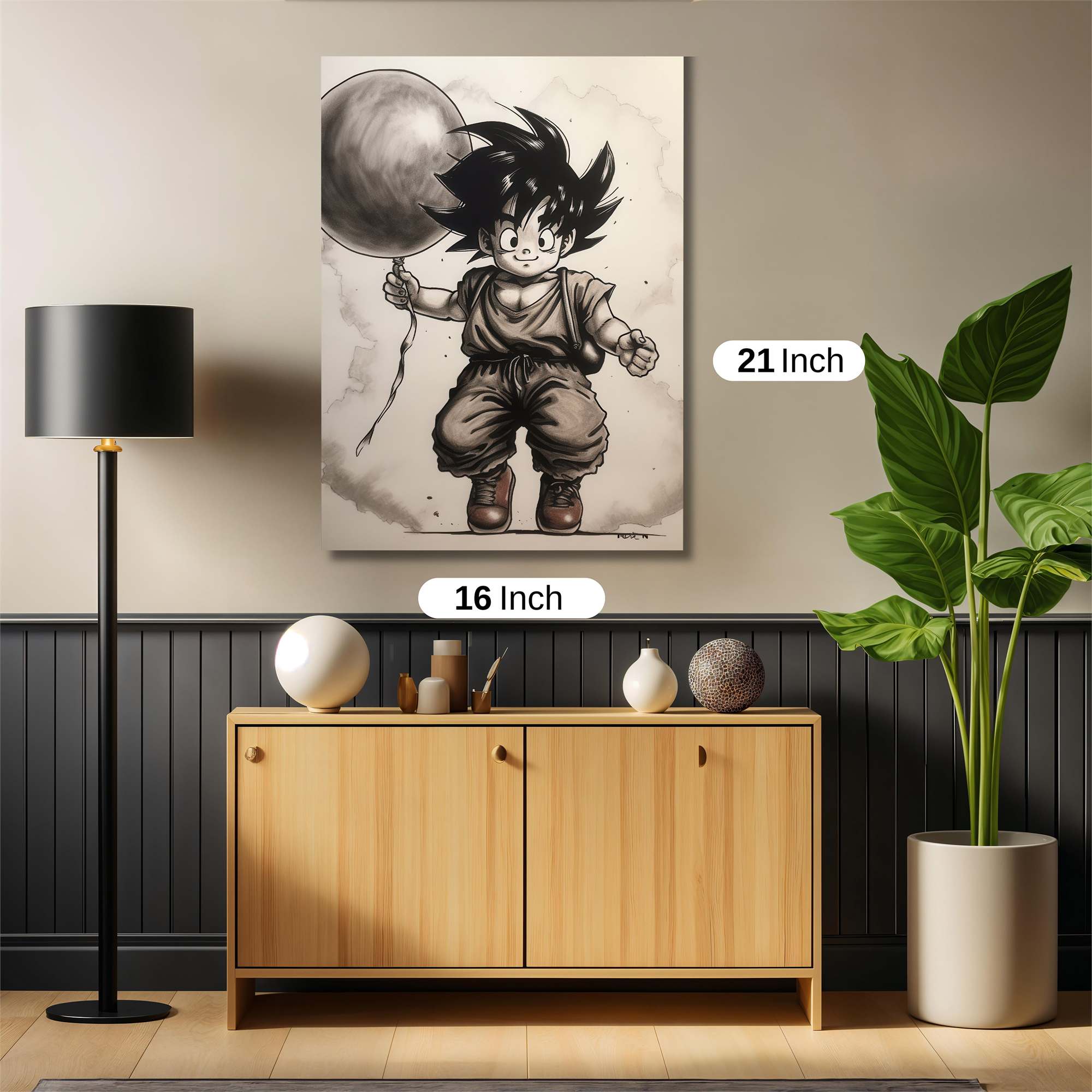 Goku Whimsical Safe Wall Magnetic / M