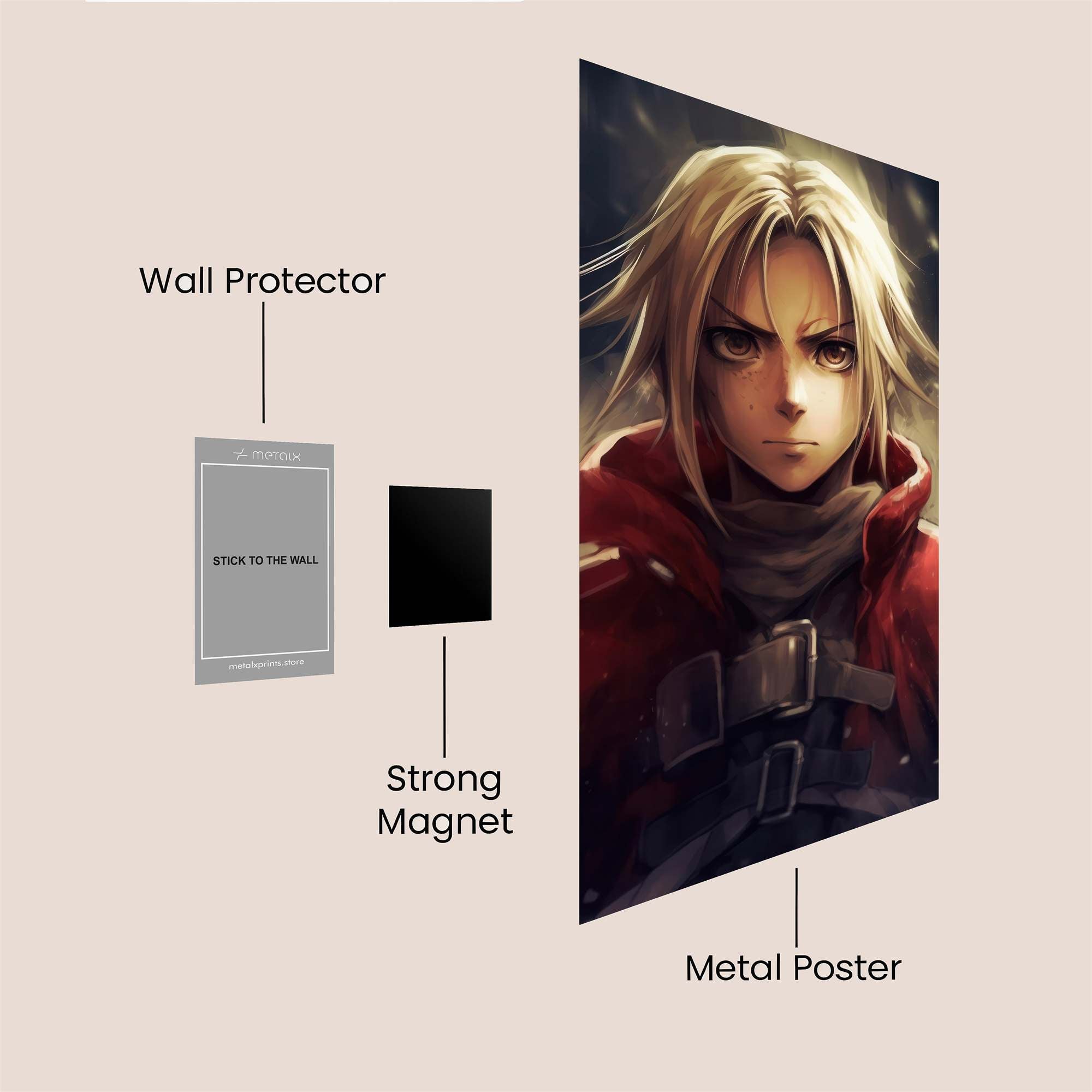 Alphonse Enigmatic Safe Wall Magnetic / M