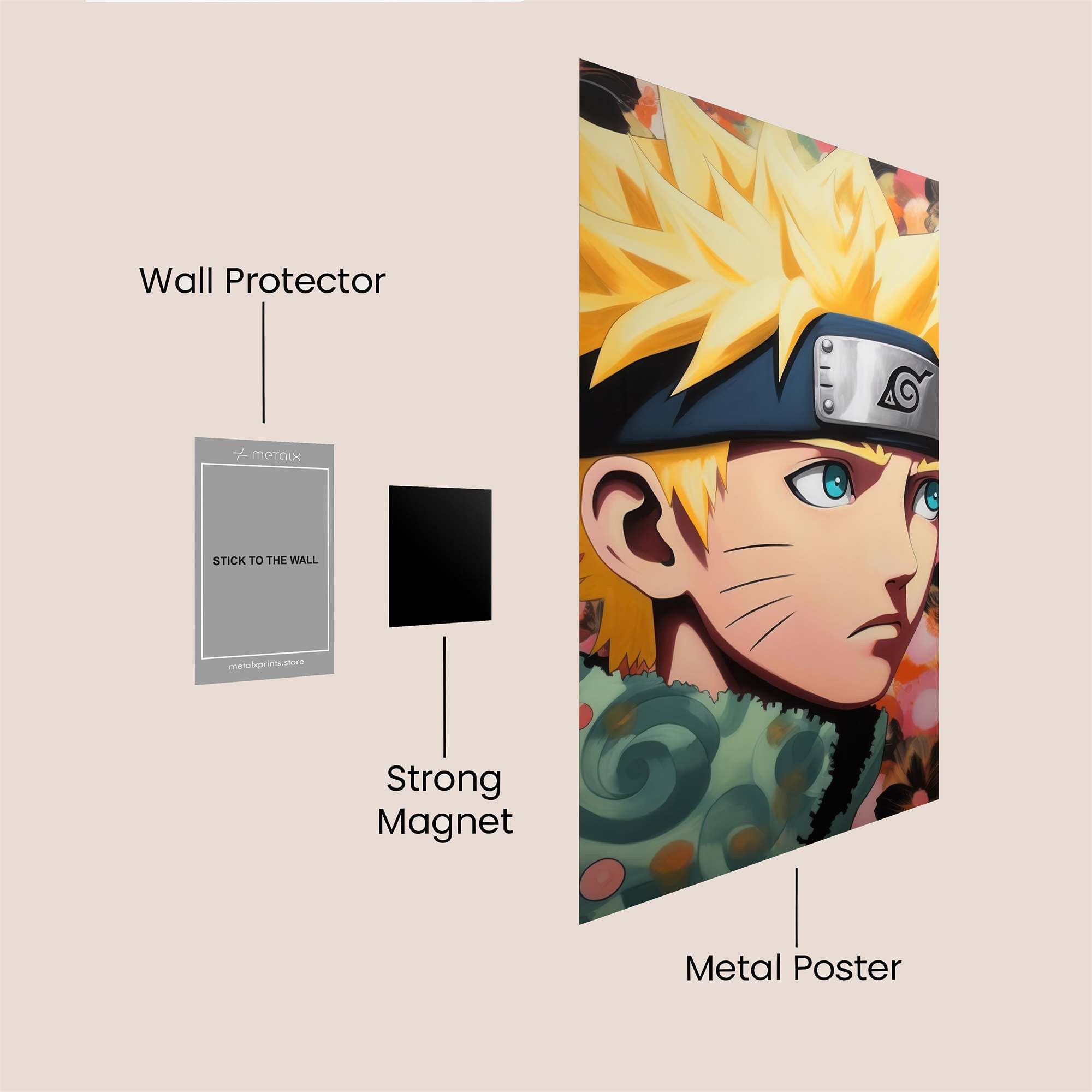 Naruto Intense Safe Wall Magnetic / M