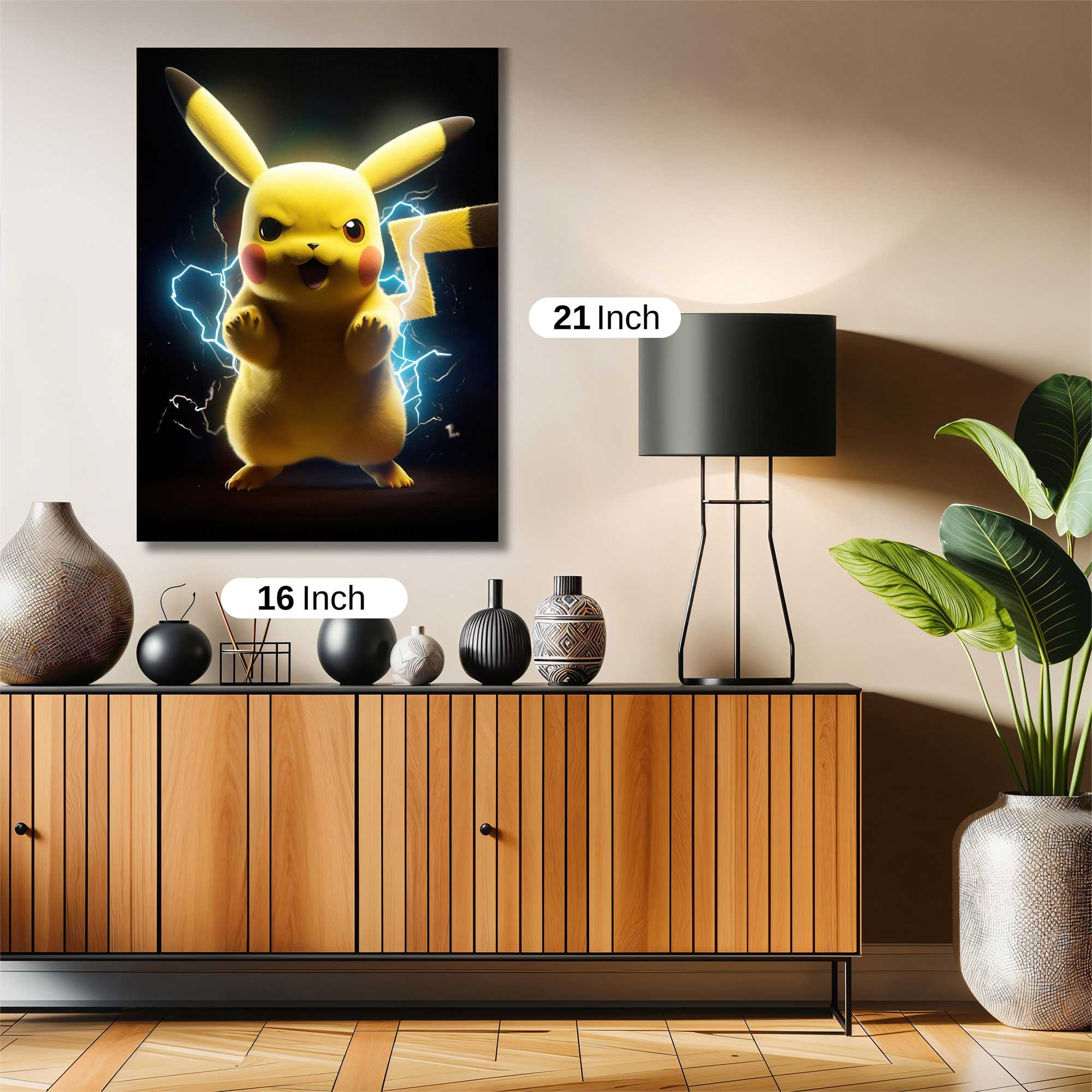 Pikachu Fierce Safe Wall Magnetic / M