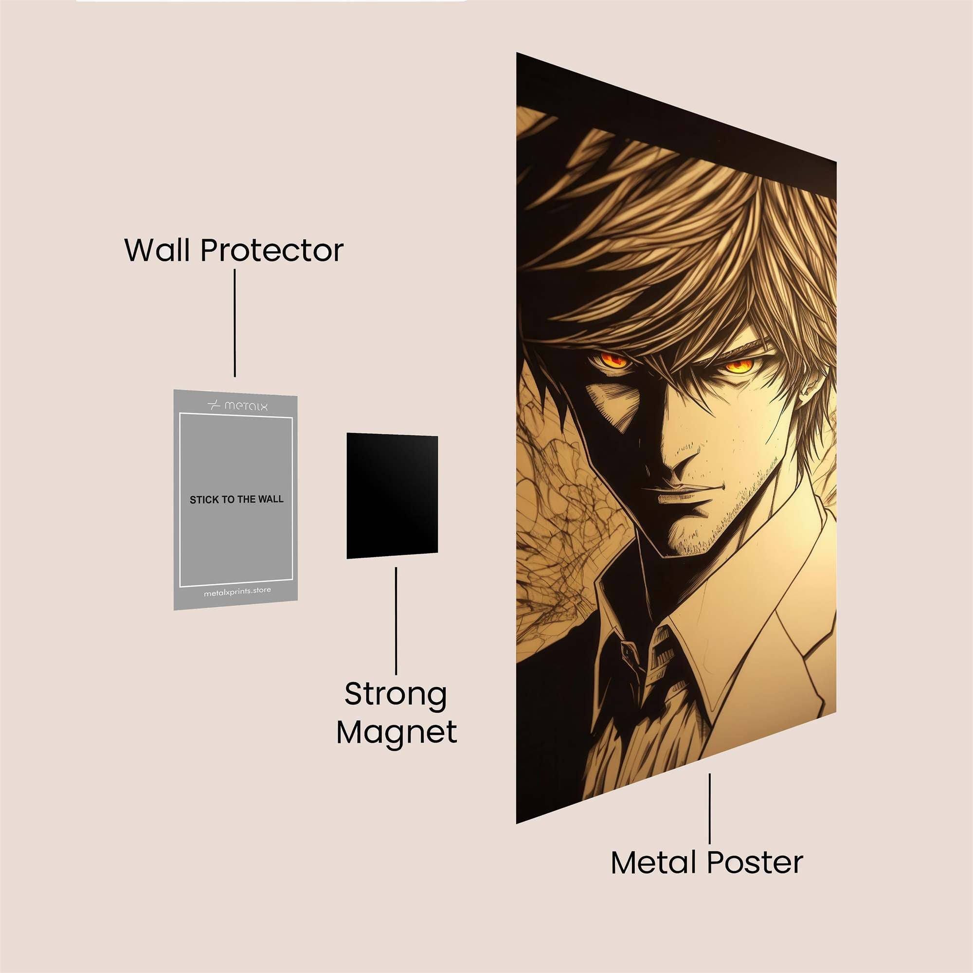 Light Intense Safe Wall Magnetic / M