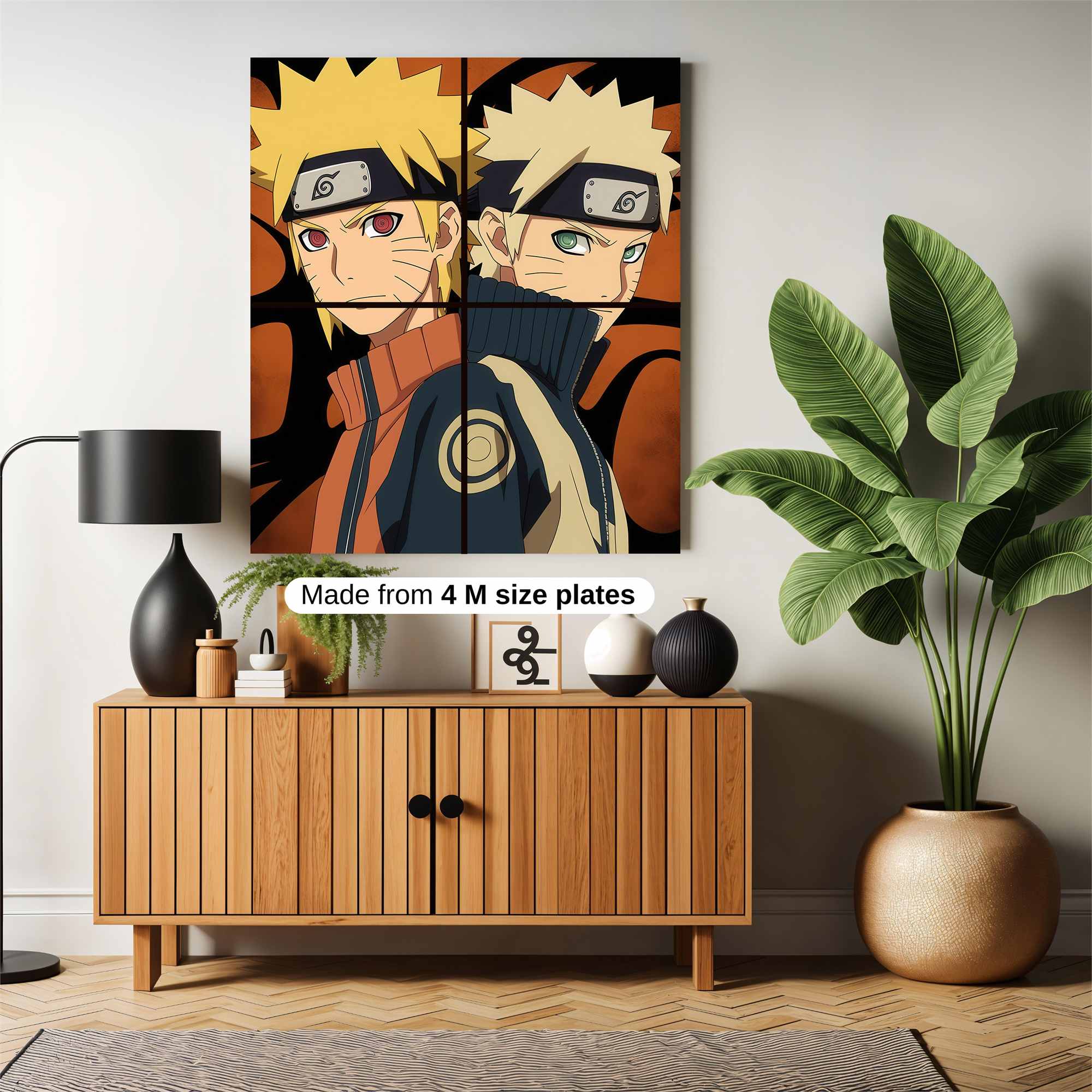 Naruto Dual Safe Wall Magnetic / M