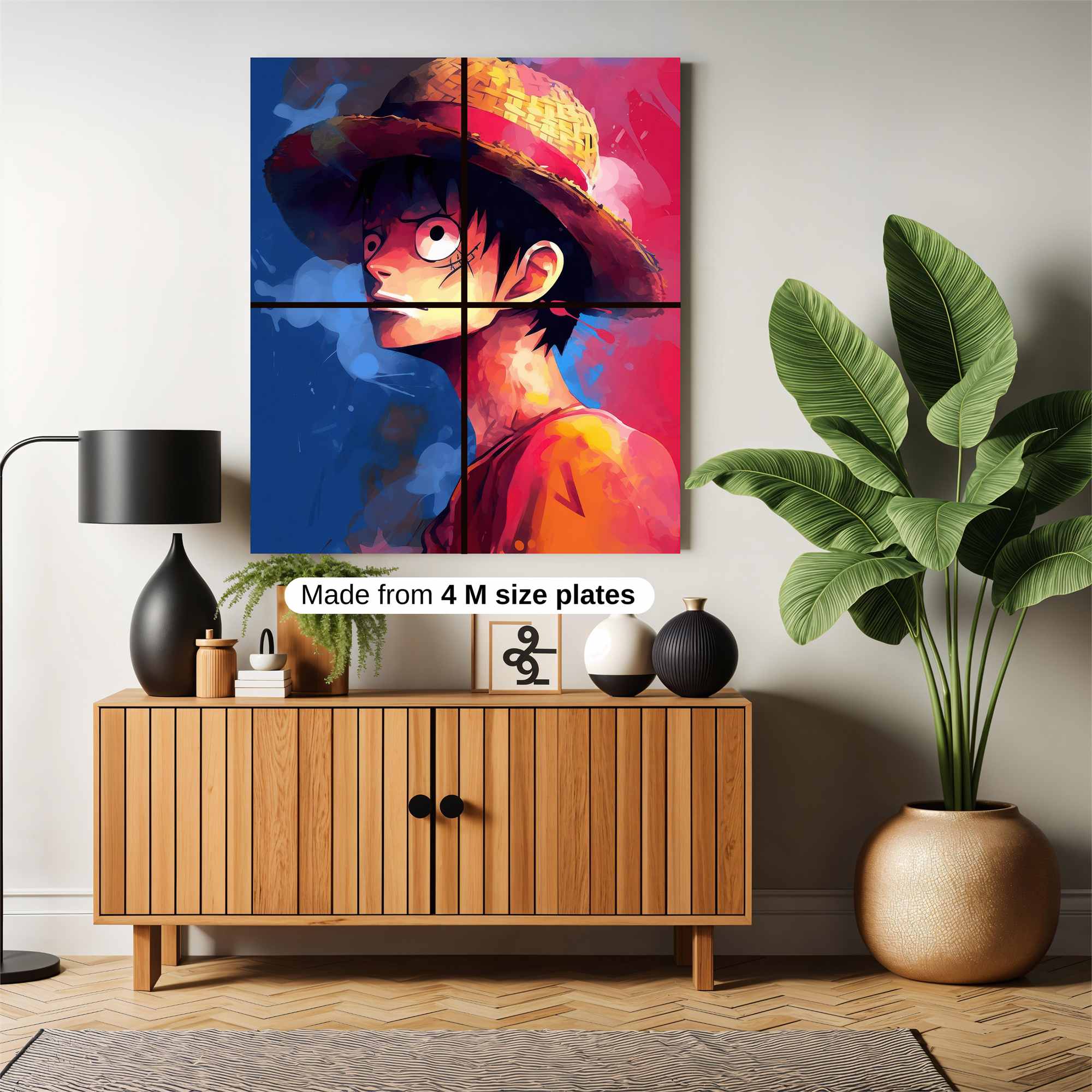 Luffy Vibrant Safe Wall Magnetic / M