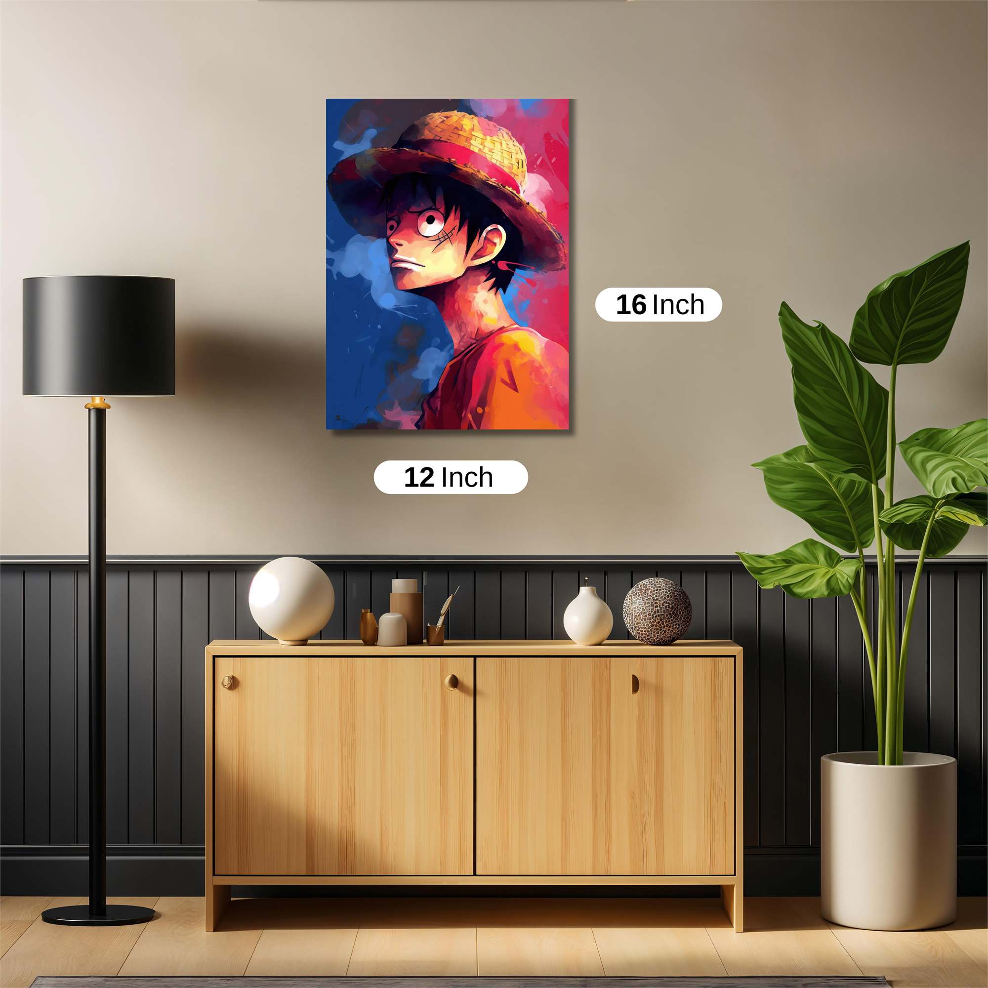 Luffy Vibrant Safe Wall Magnetic / M