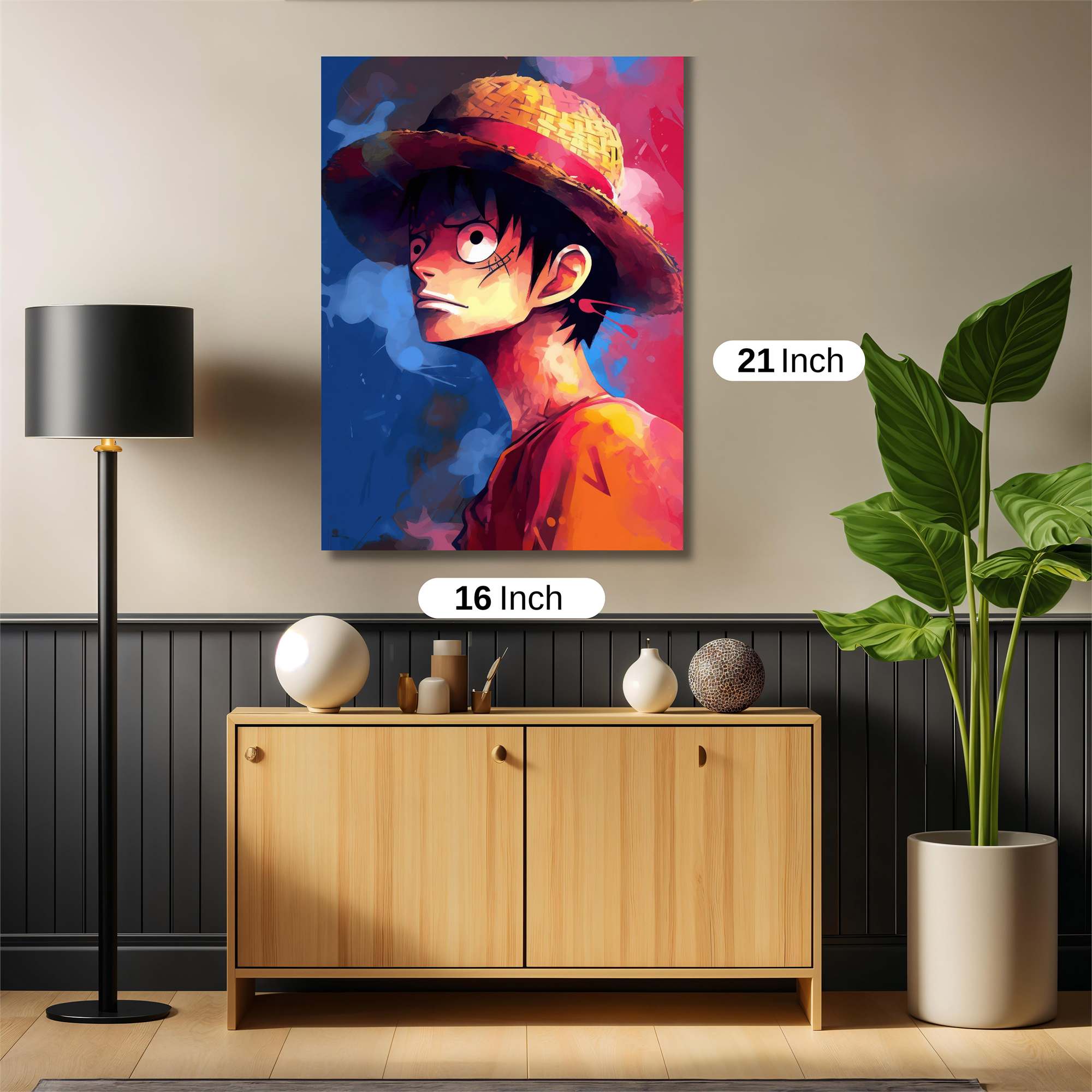Luffy Vibrant Safe Wall Magnetic / M