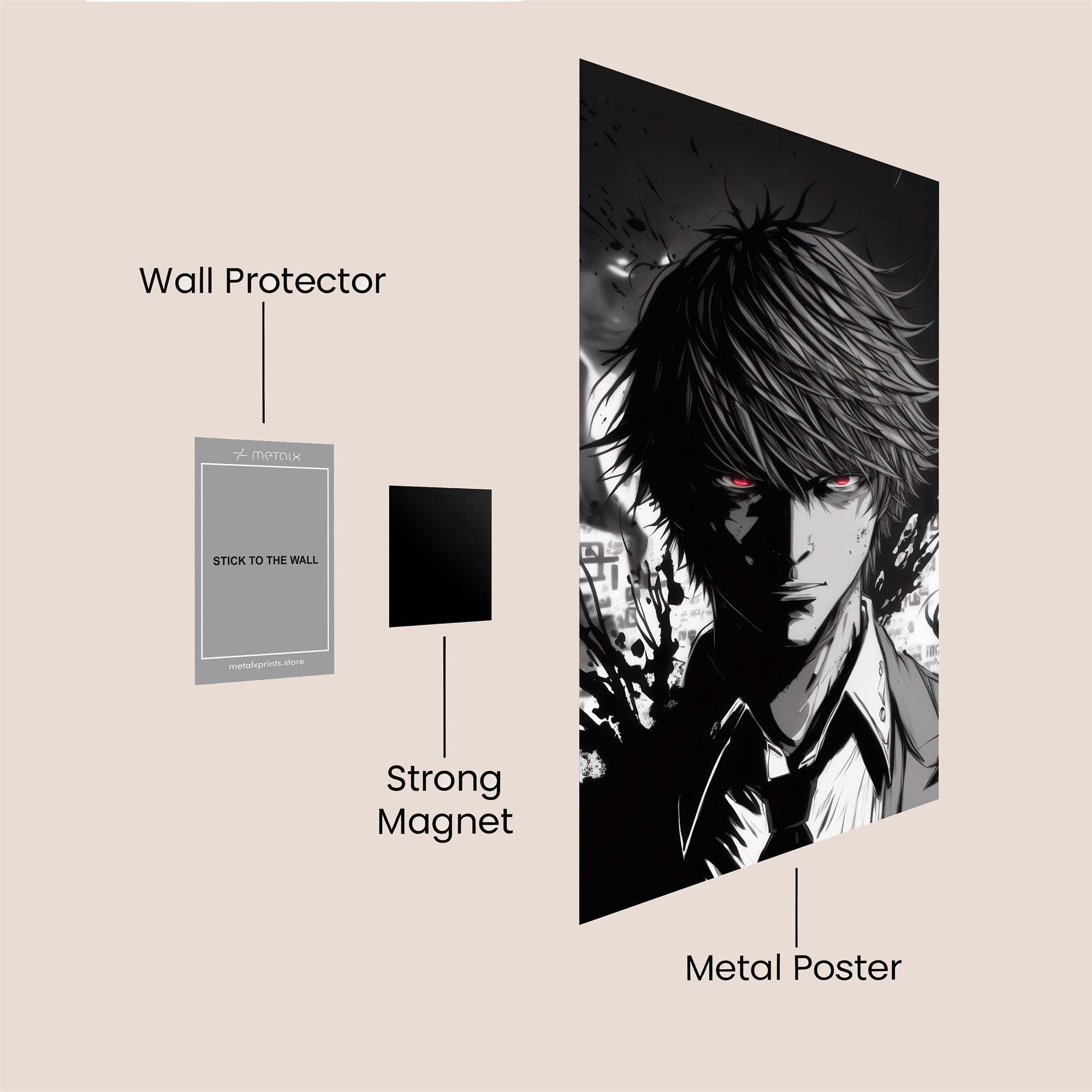 Demon's Wrath Safe Wall Magnetic / M