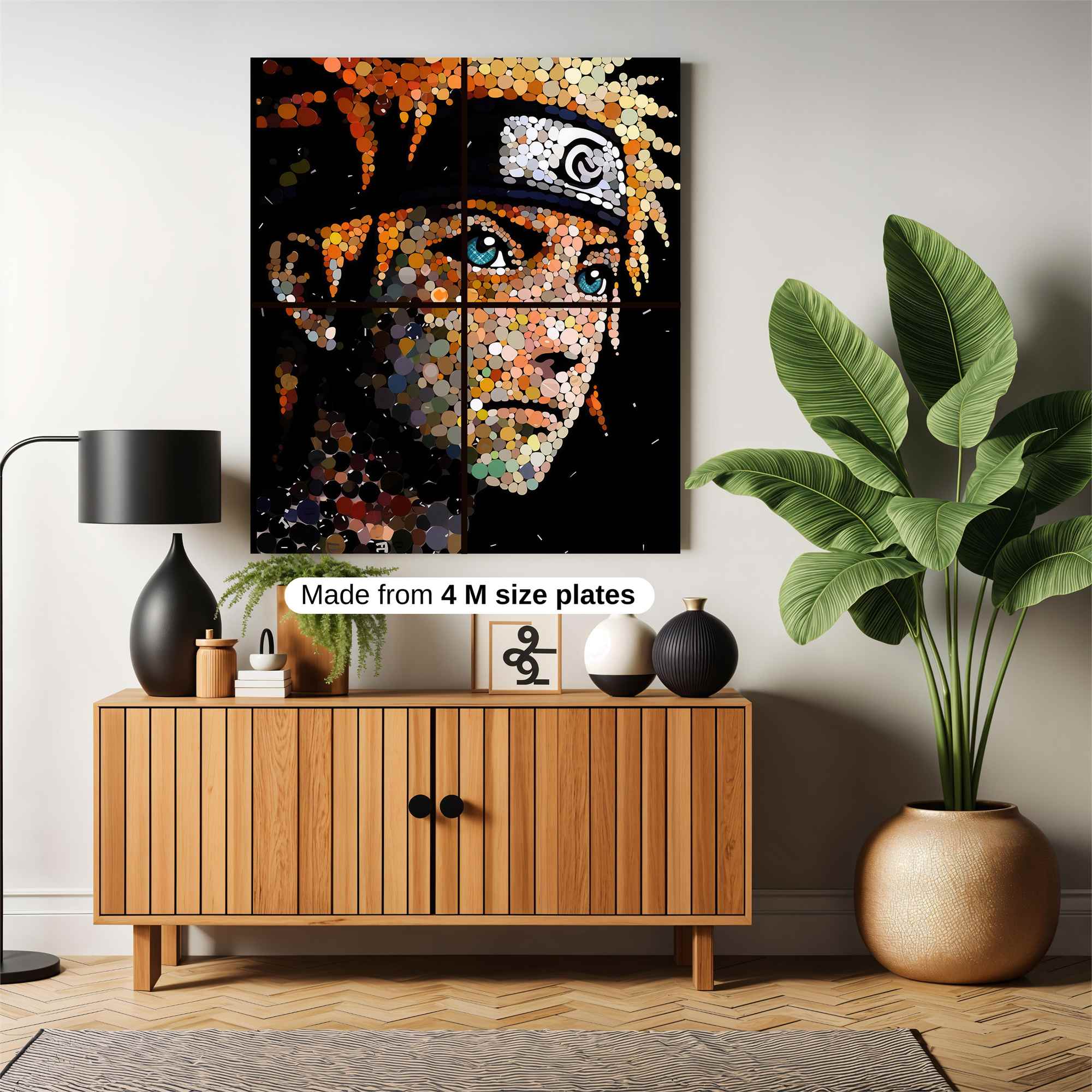 Naruto Vibrant Safe Wall Magnetic / M