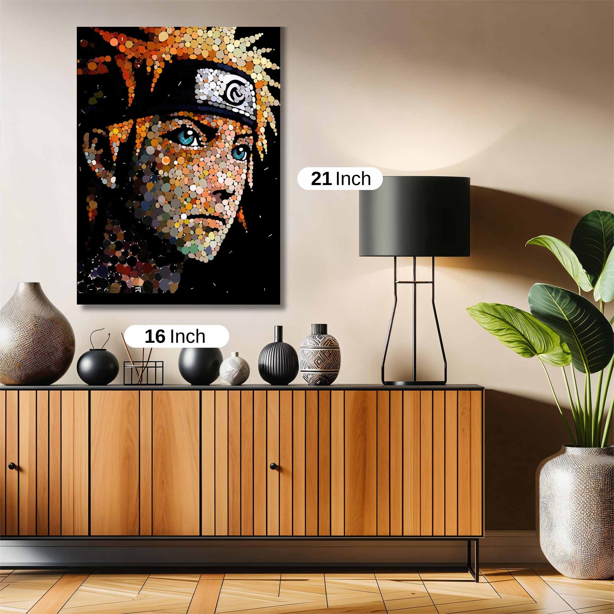 Naruto Vibrant Safe Wall Magnetic / M