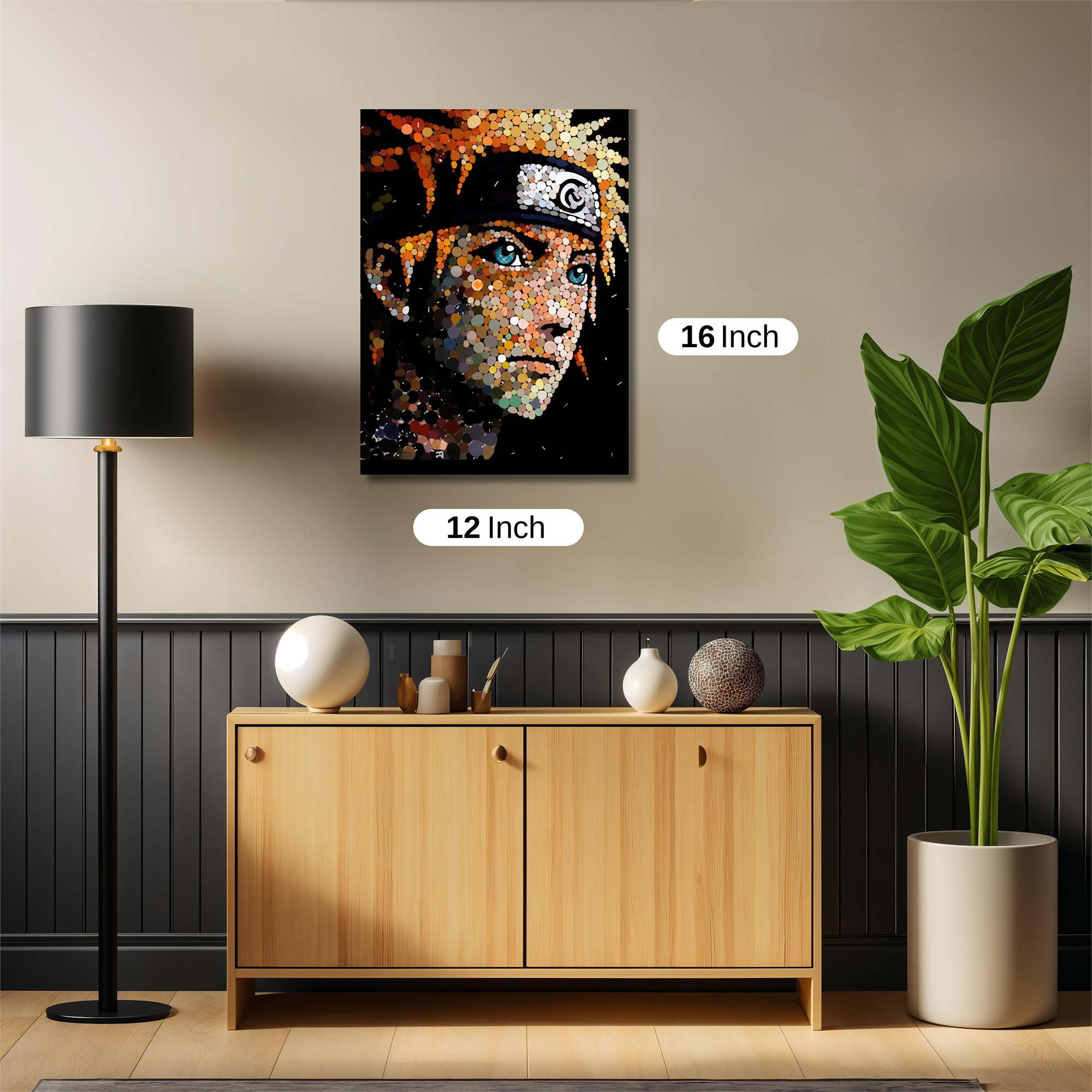 Naruto Vibrant Safe Wall Magnetic / M
