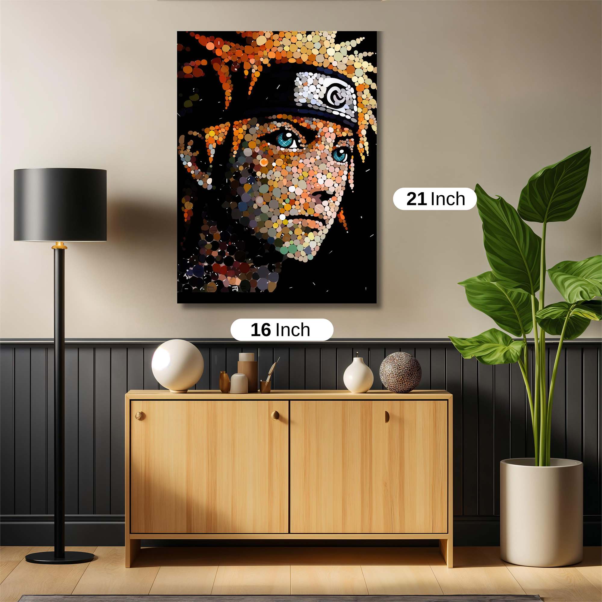 Naruto Vibrant Safe Wall Magnetic / M