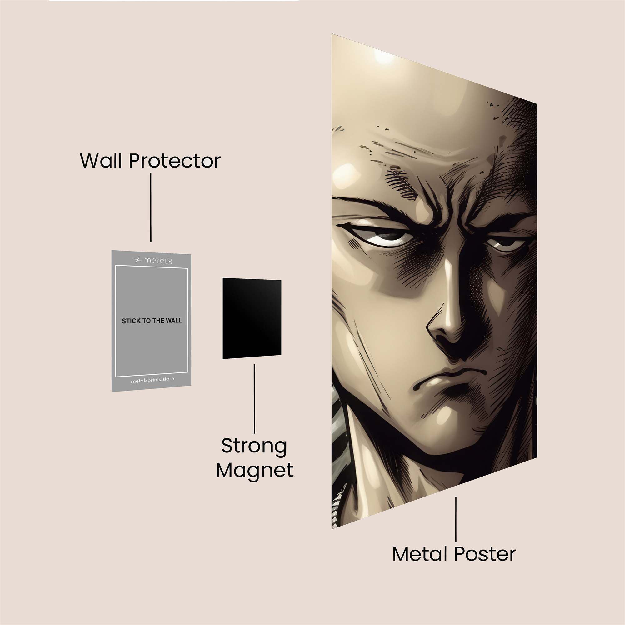 Goku Eclipse Safe Wall Magnetic / M