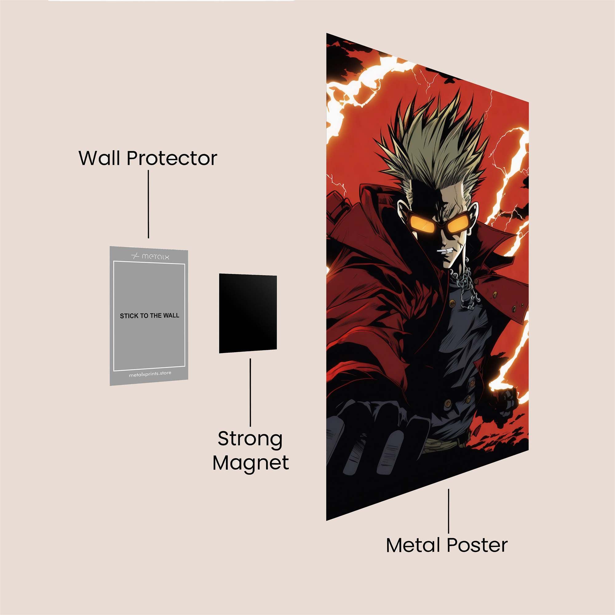 Genos Rage Safe Wall Magnetic / M