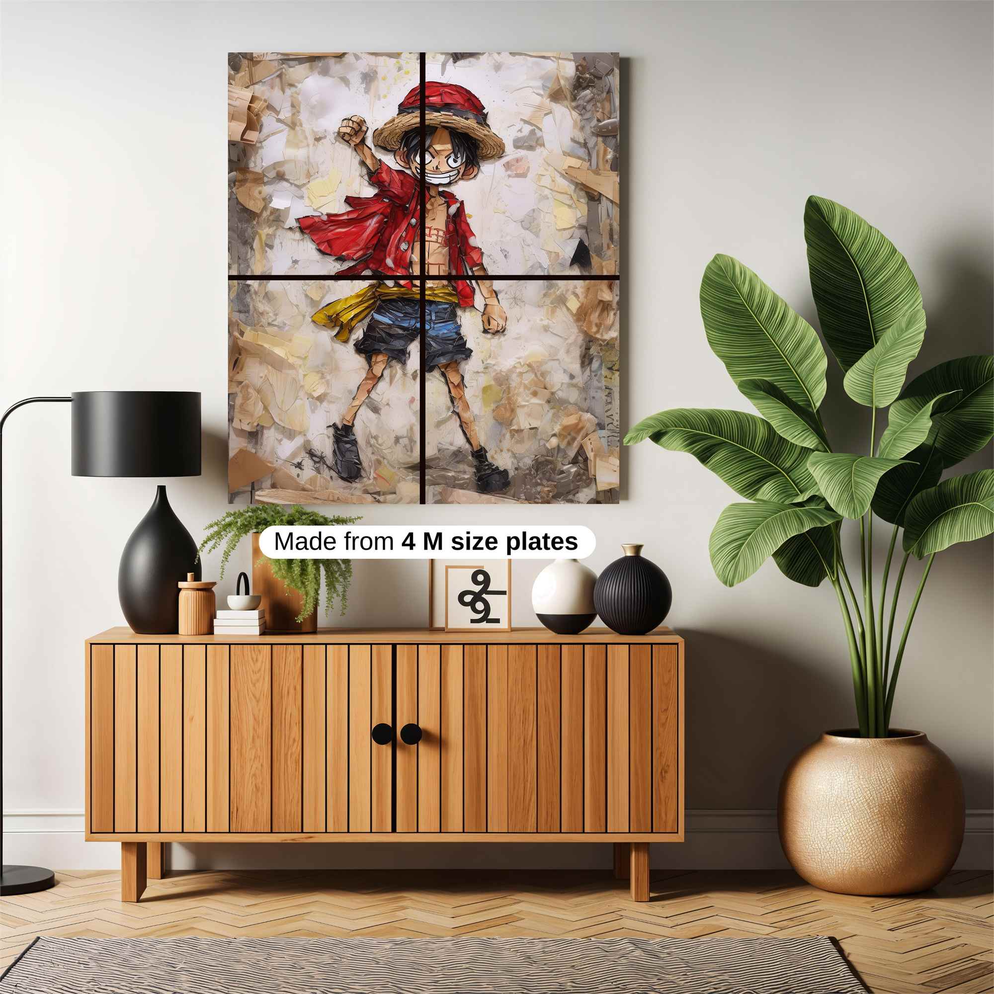 Luffy Exuberant Safe Wall Magnetic / M