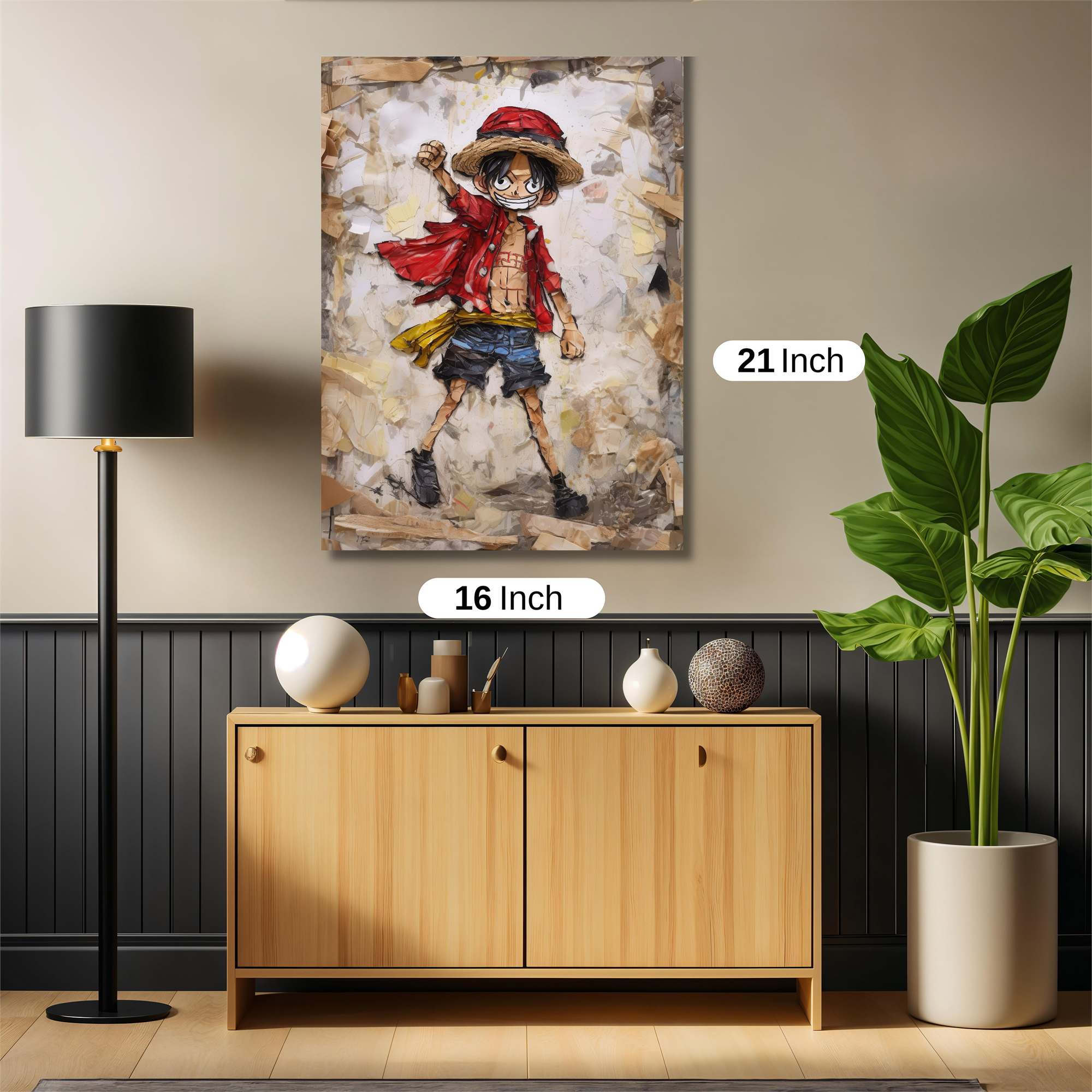 Luffy Exuberant Safe Wall Magnetic / M