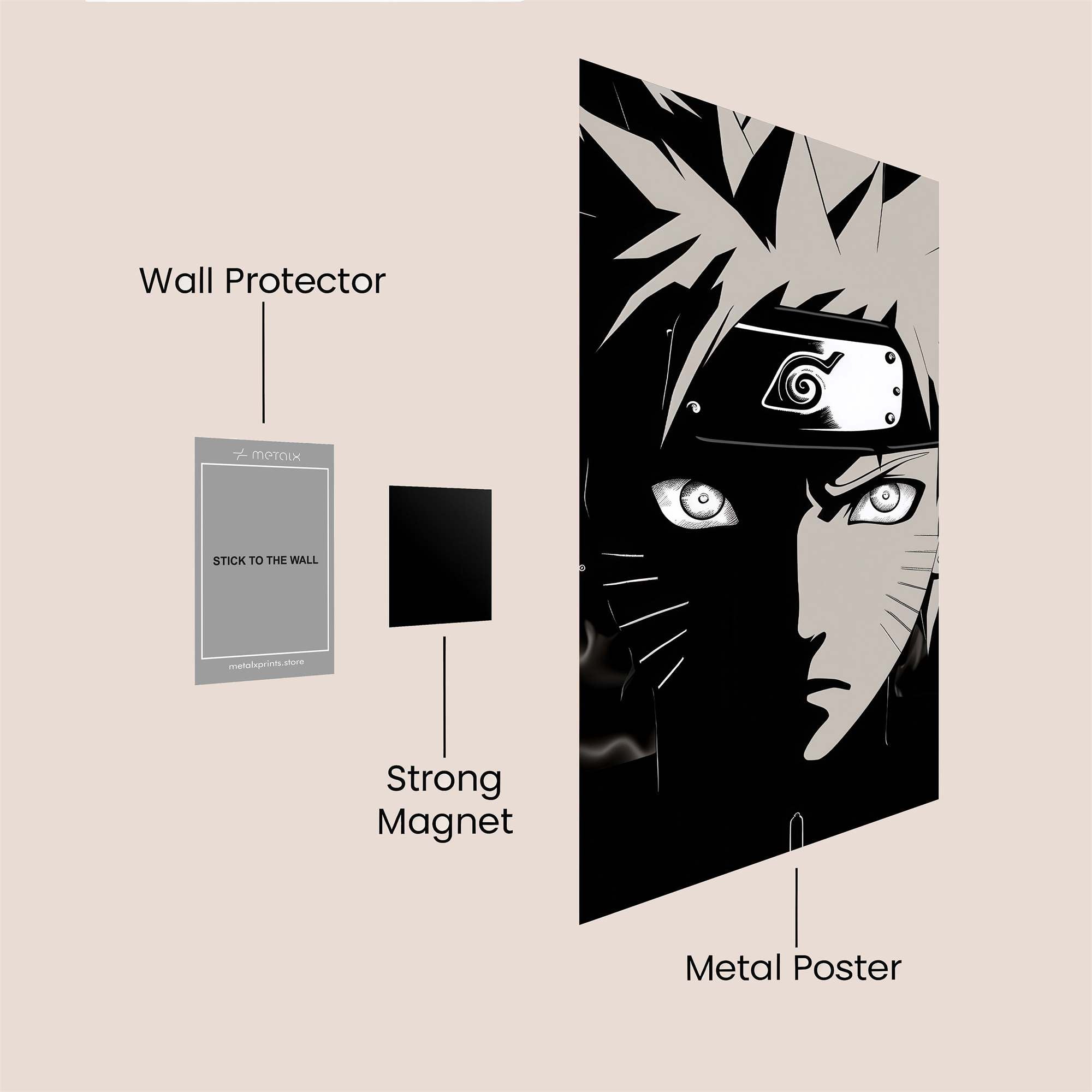 Naruto Intense Safe Wall Magnetic / M